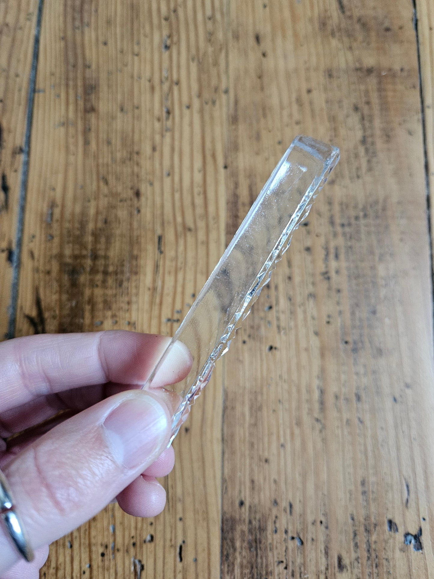 Porte couteaux en cristal