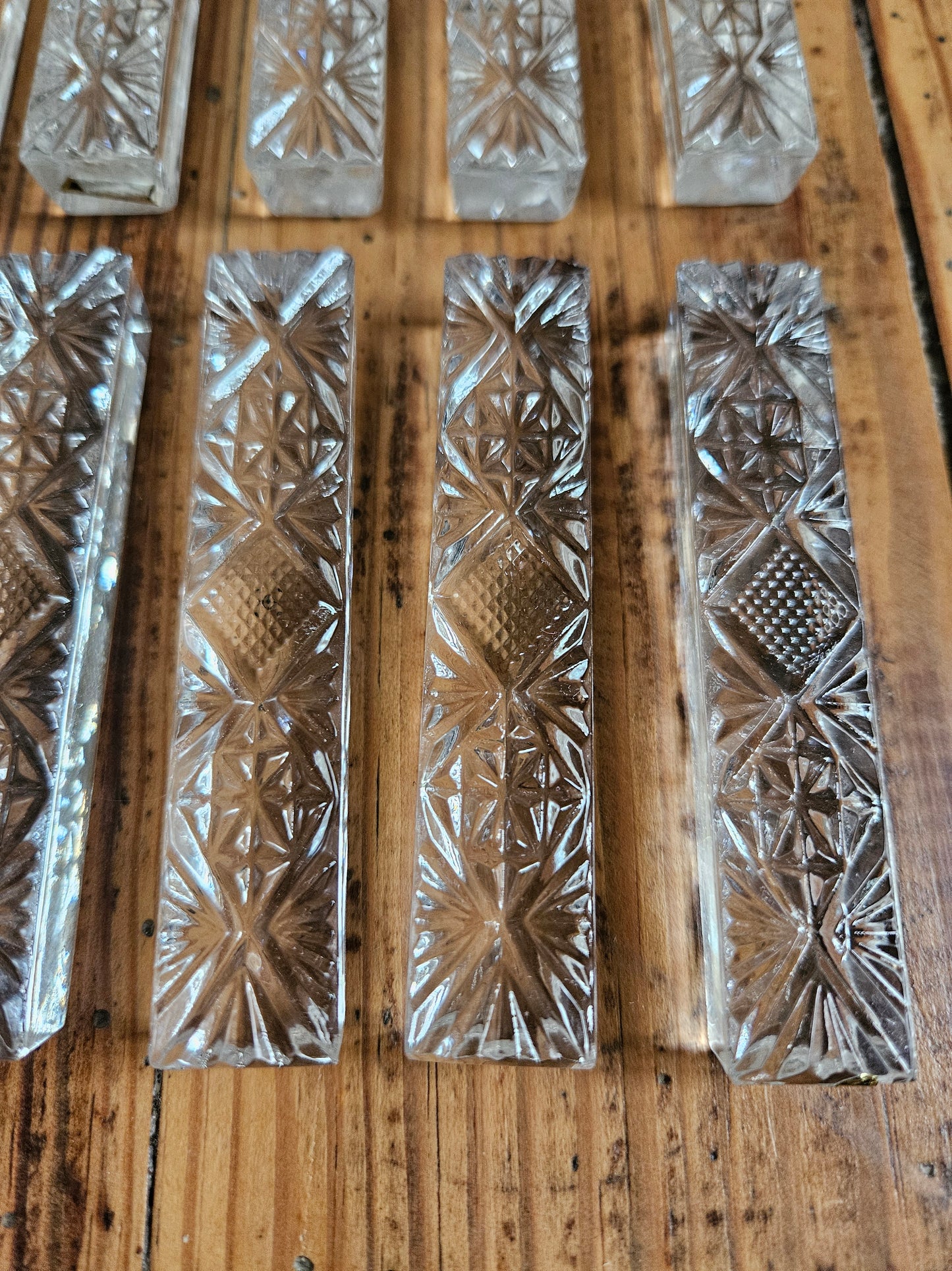 Porte couteaux en cristal
