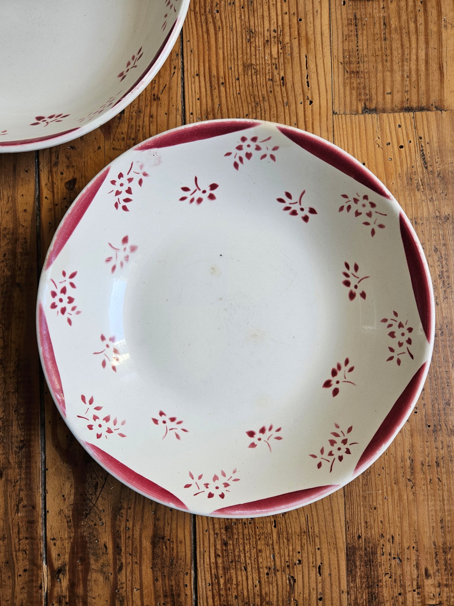 Assiettes calottes Digoin, Aquitania