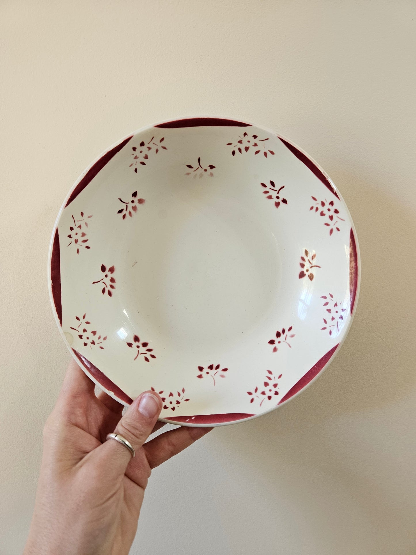 Assiettes calottes Digoin, Aquitania