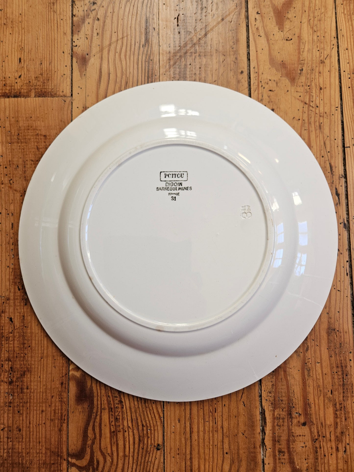 Plat rond Digoin, Poitou