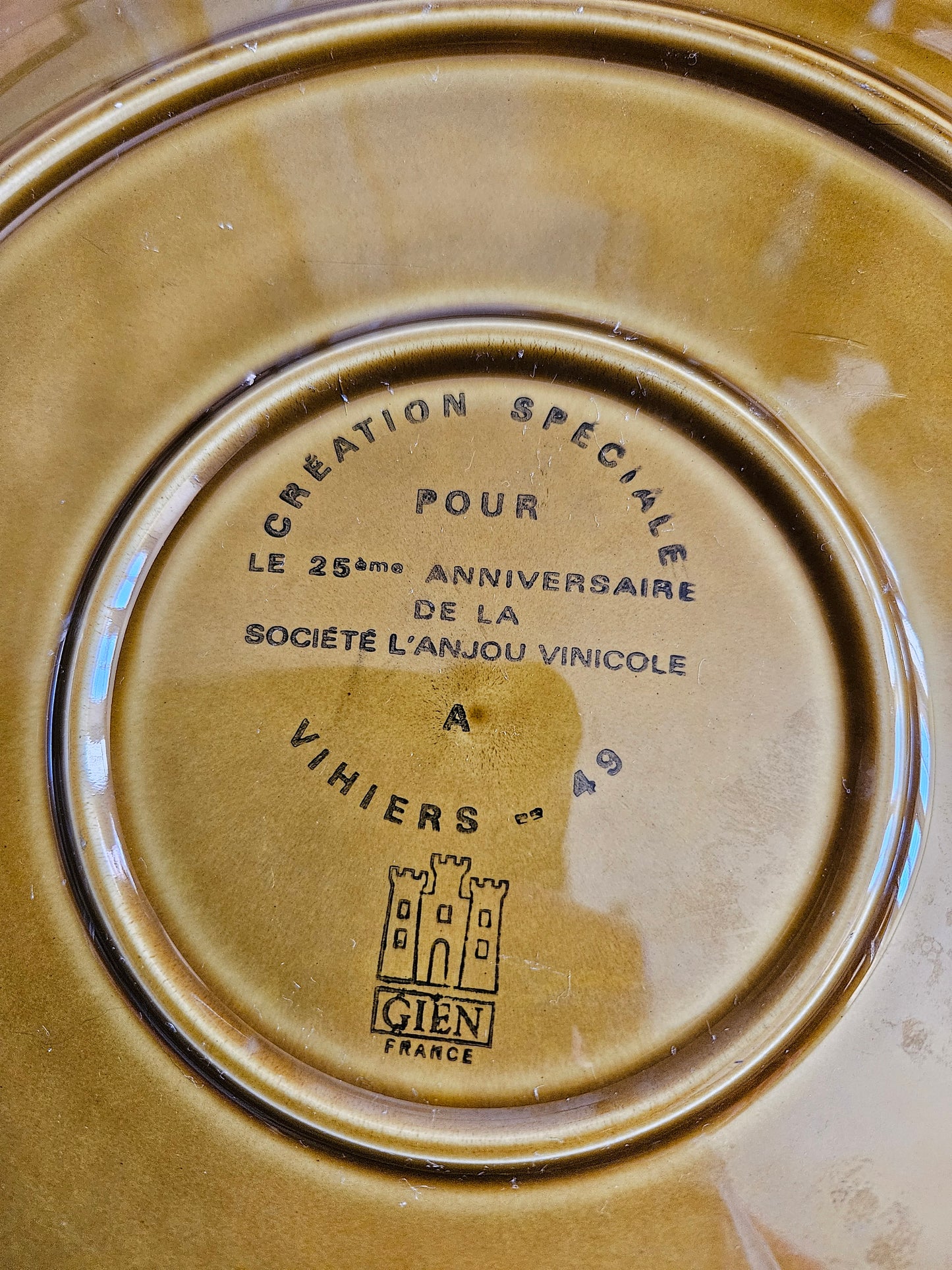Plat à tarte Gien, Chambord