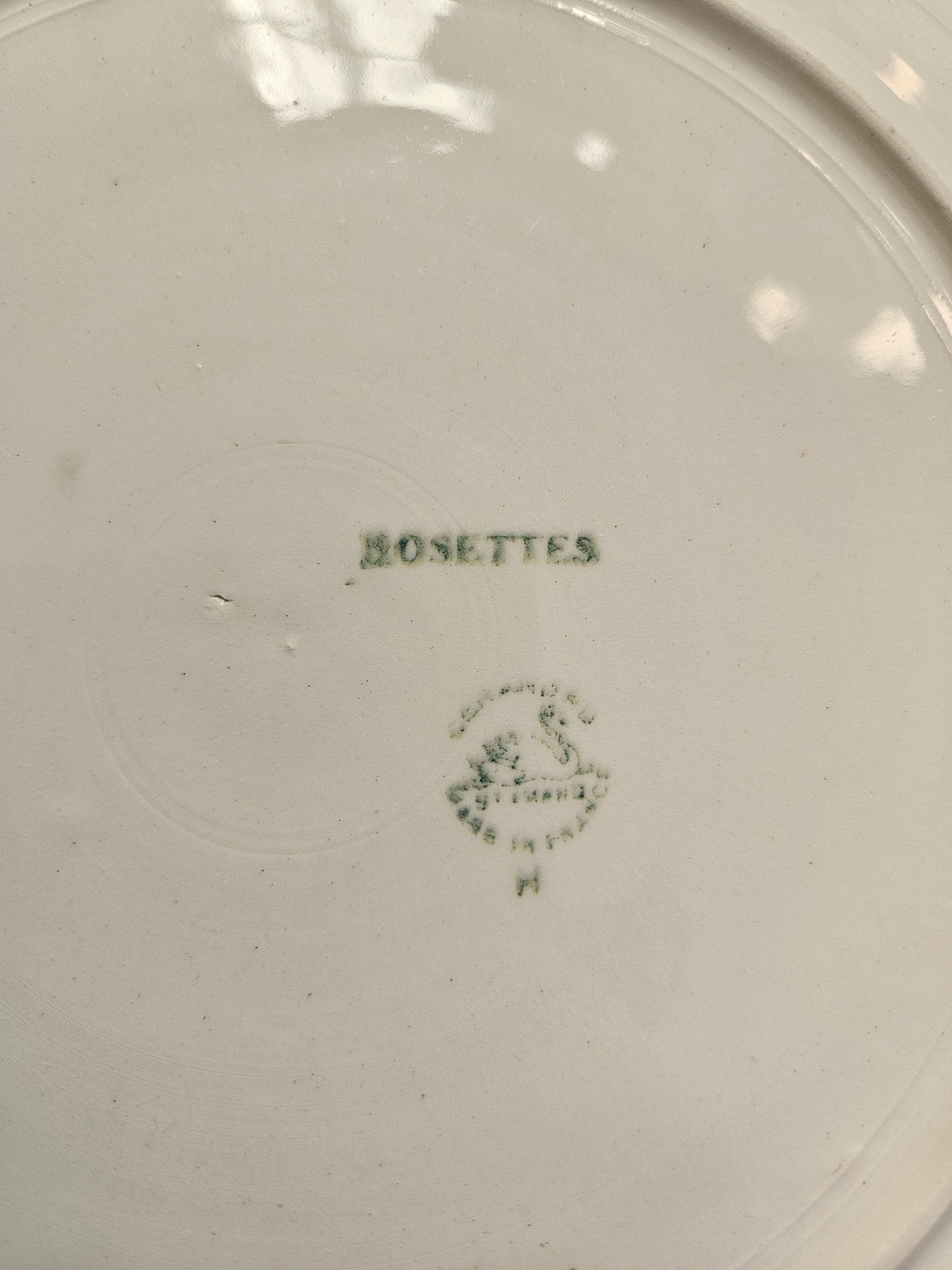 Plat rond Ceranord, Rosettes