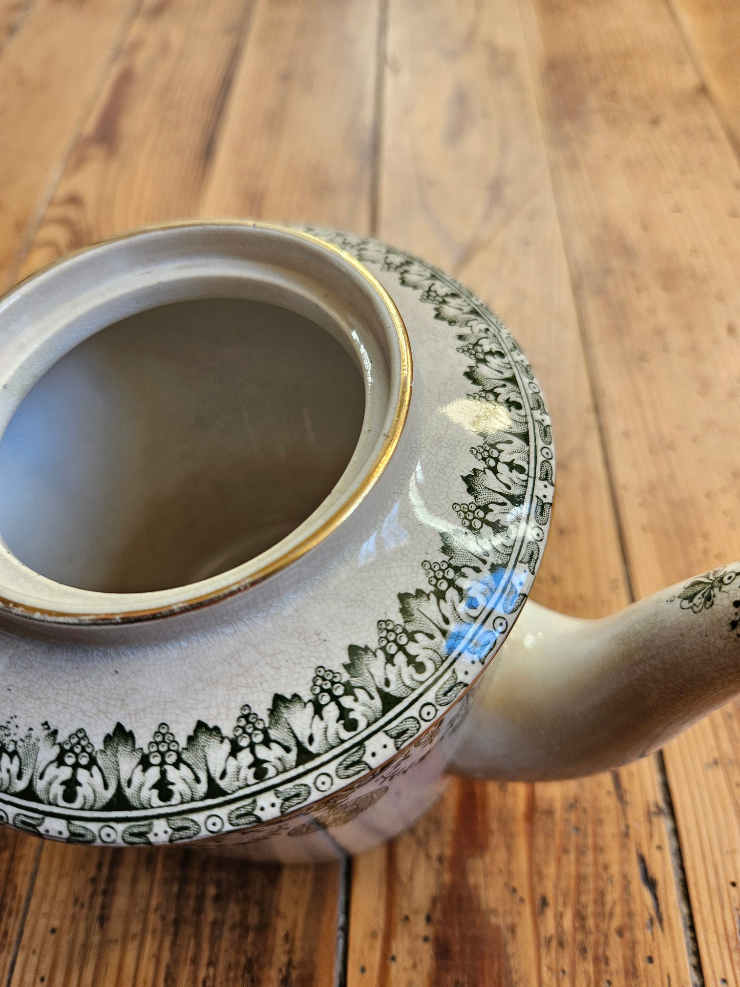 Théière, pot à lait & sucrier Badonviller, Empire