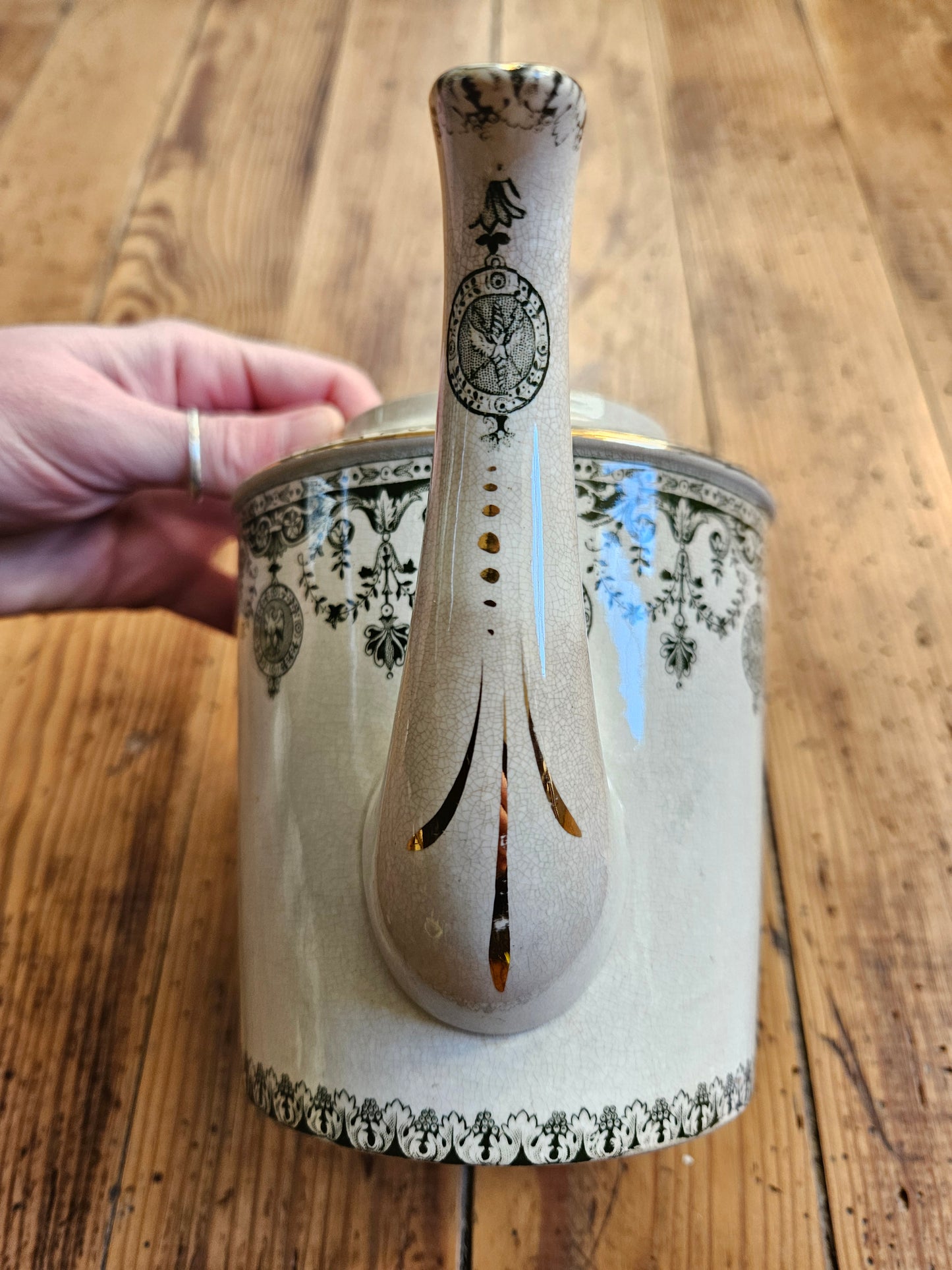 Théière, pot à lait & sucrier Badonviller, Empire