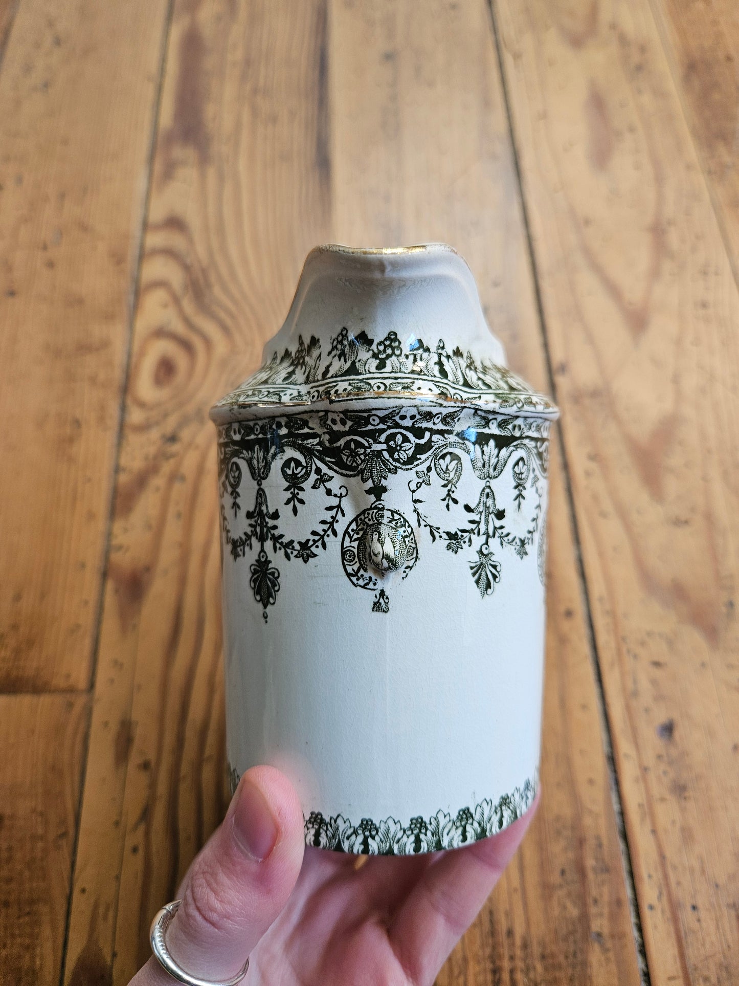 Théière, pot à lait & sucrier Badonviller, Empire