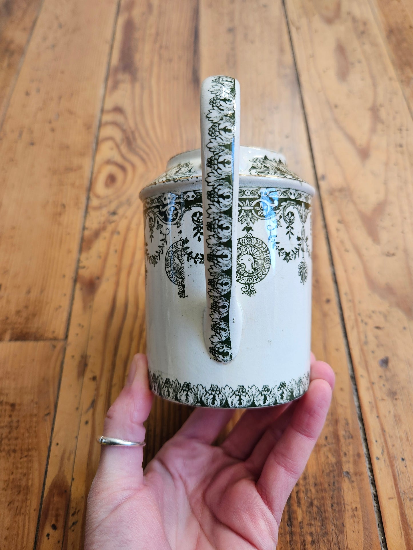 Théière, pot à lait & sucrier Badonviller, Empire