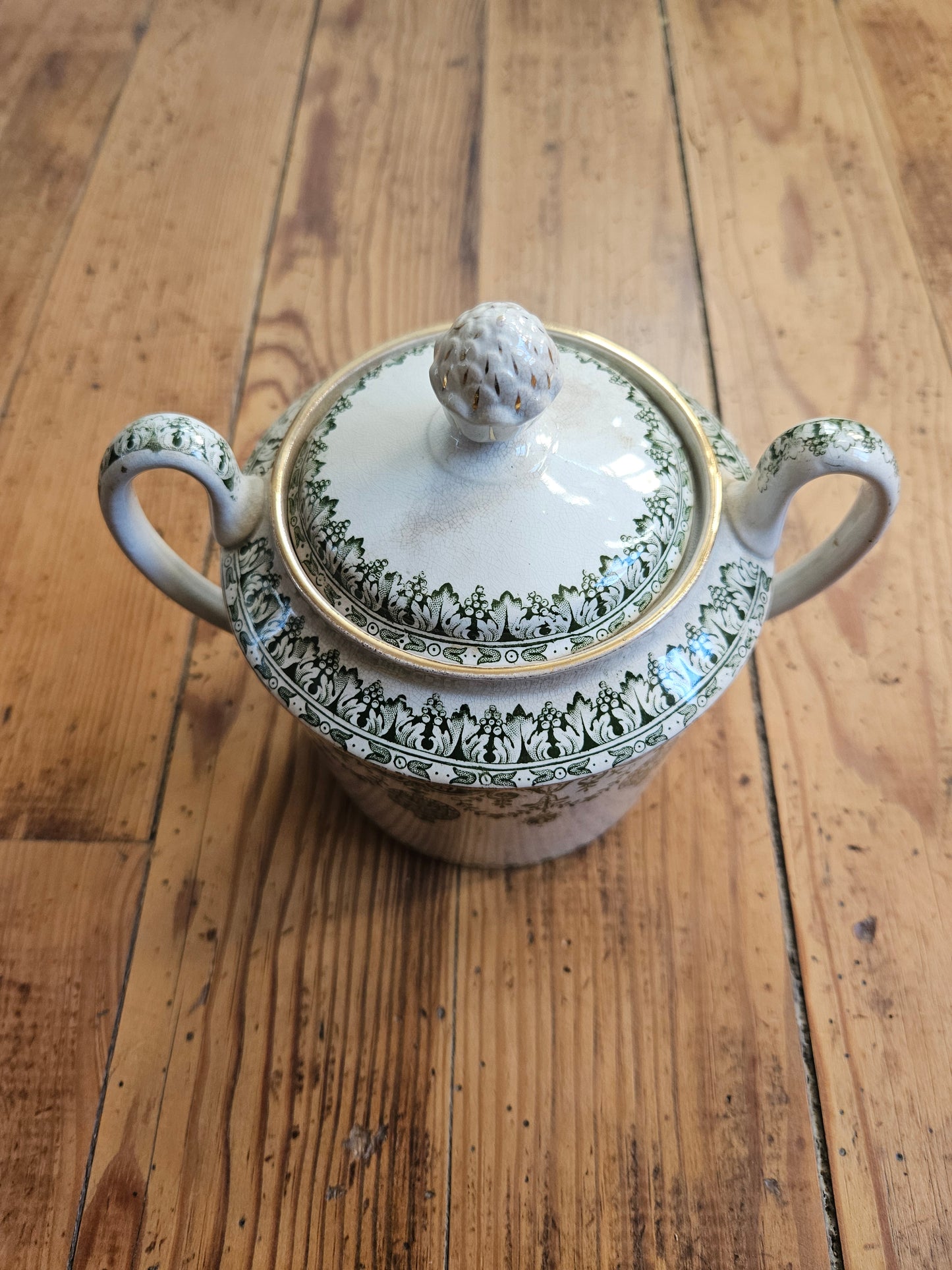 Théière, pot à lait & sucrier Badonviller, Empire