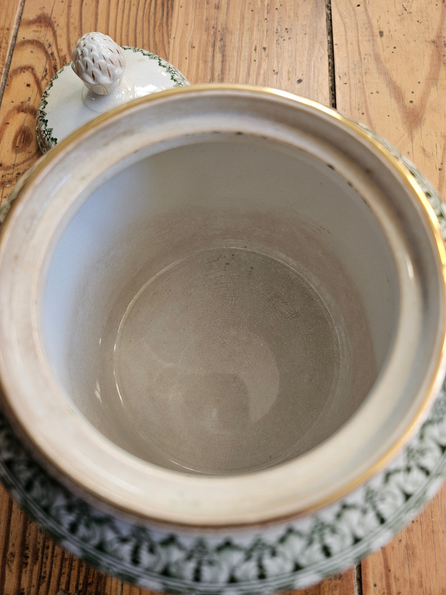 Théière, pot à lait & sucrier Badonviller, Empire