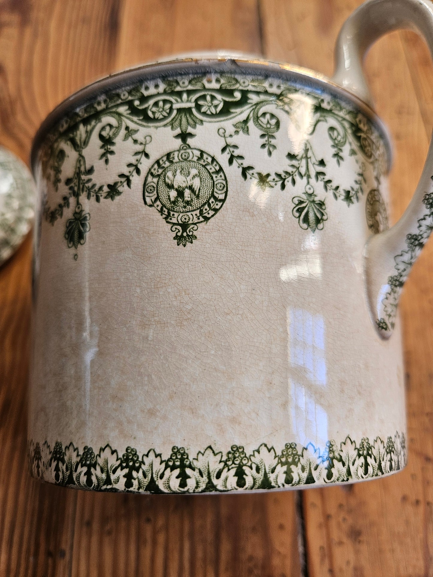 Théière, pot à lait & sucrier Badonviller, Empire