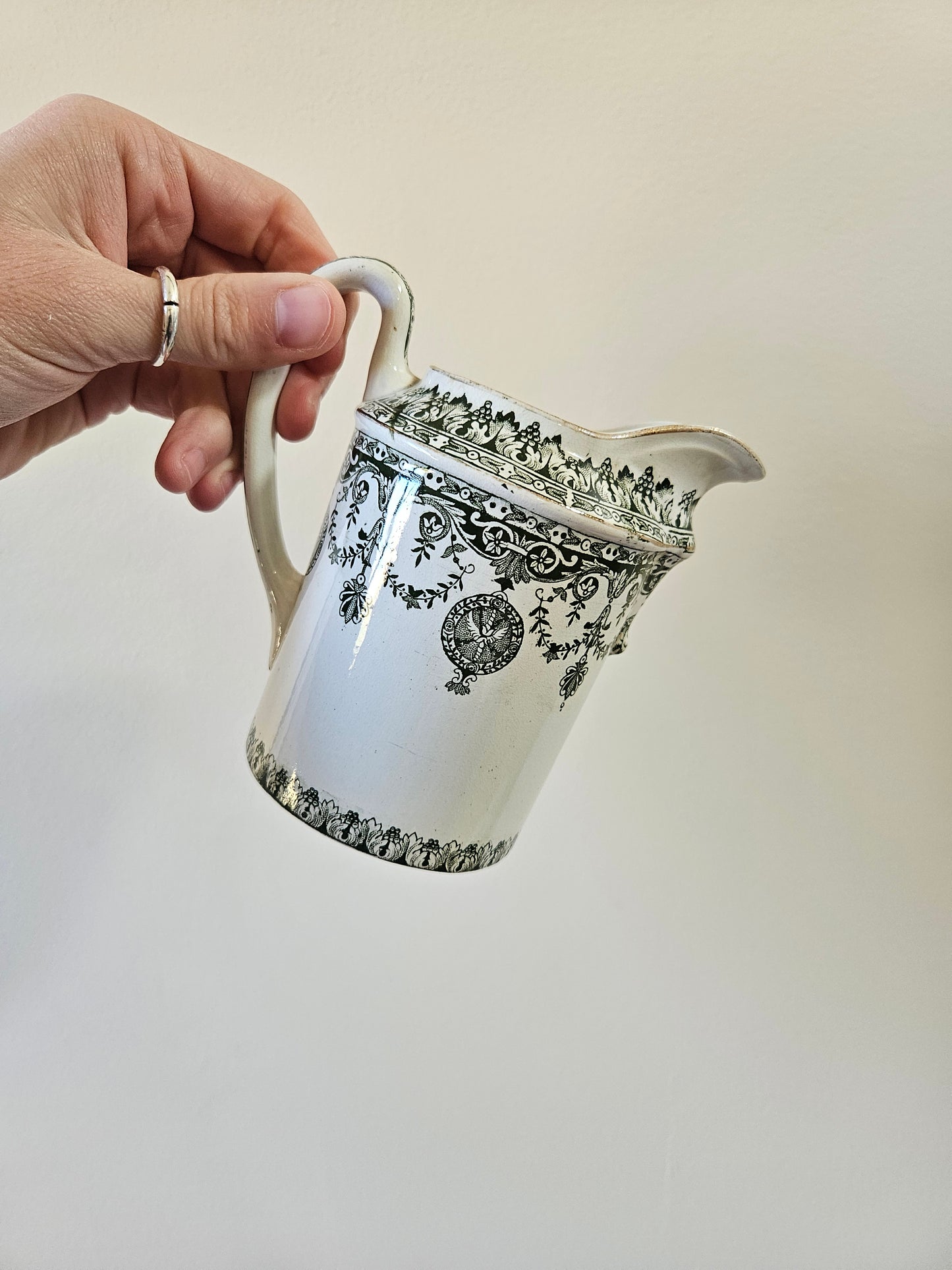 Théière, pot à lait & sucrier Badonviller, Empire