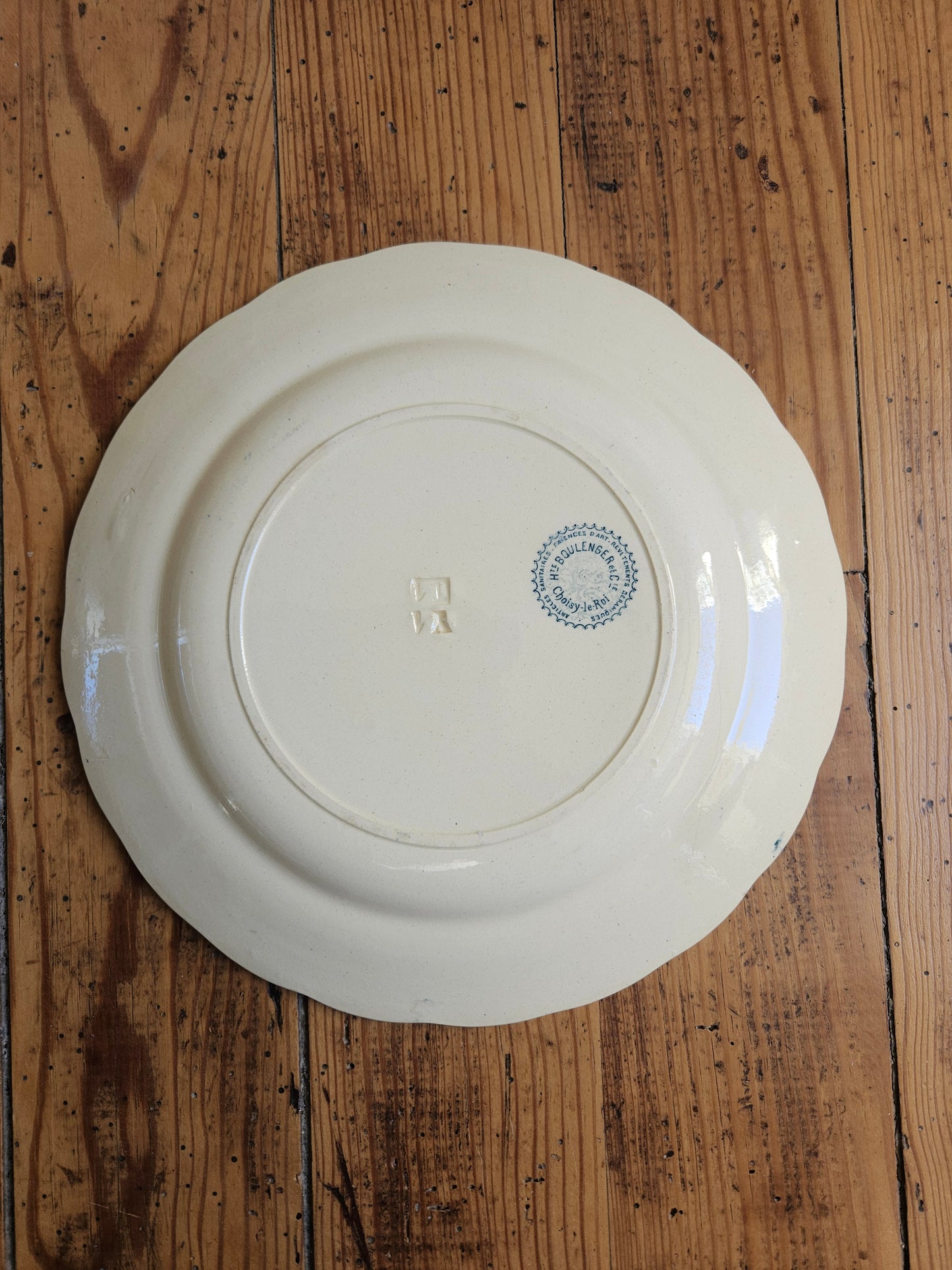 Assiette plate H. Boulenger & Cie, Henriette