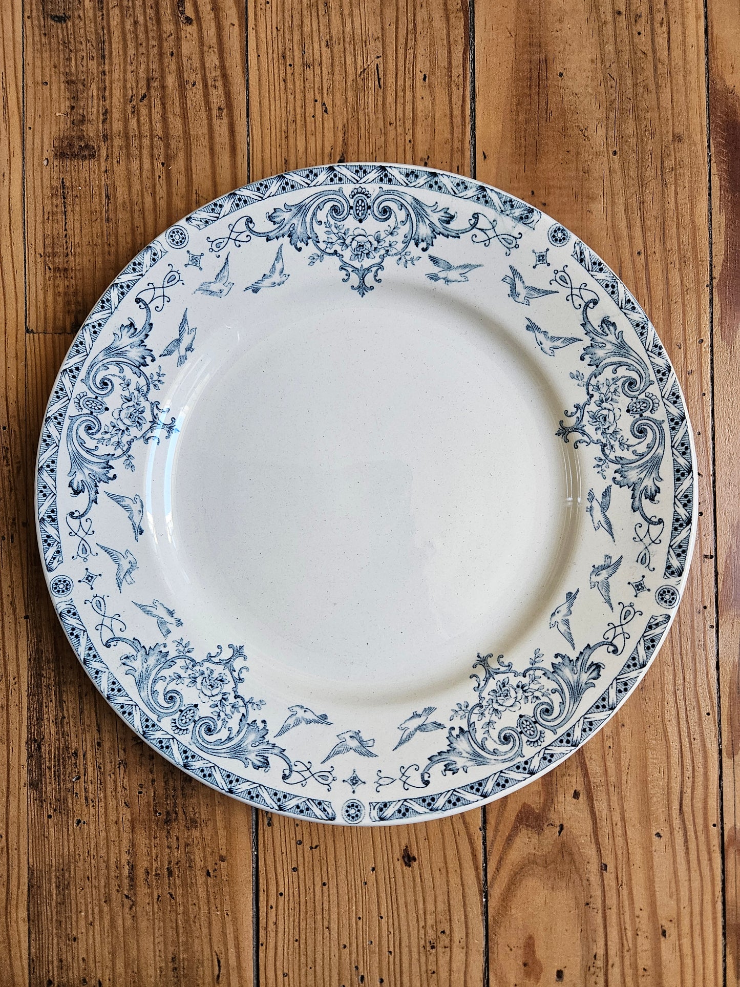 Assiettes plates K&G Lunéville, Colombes