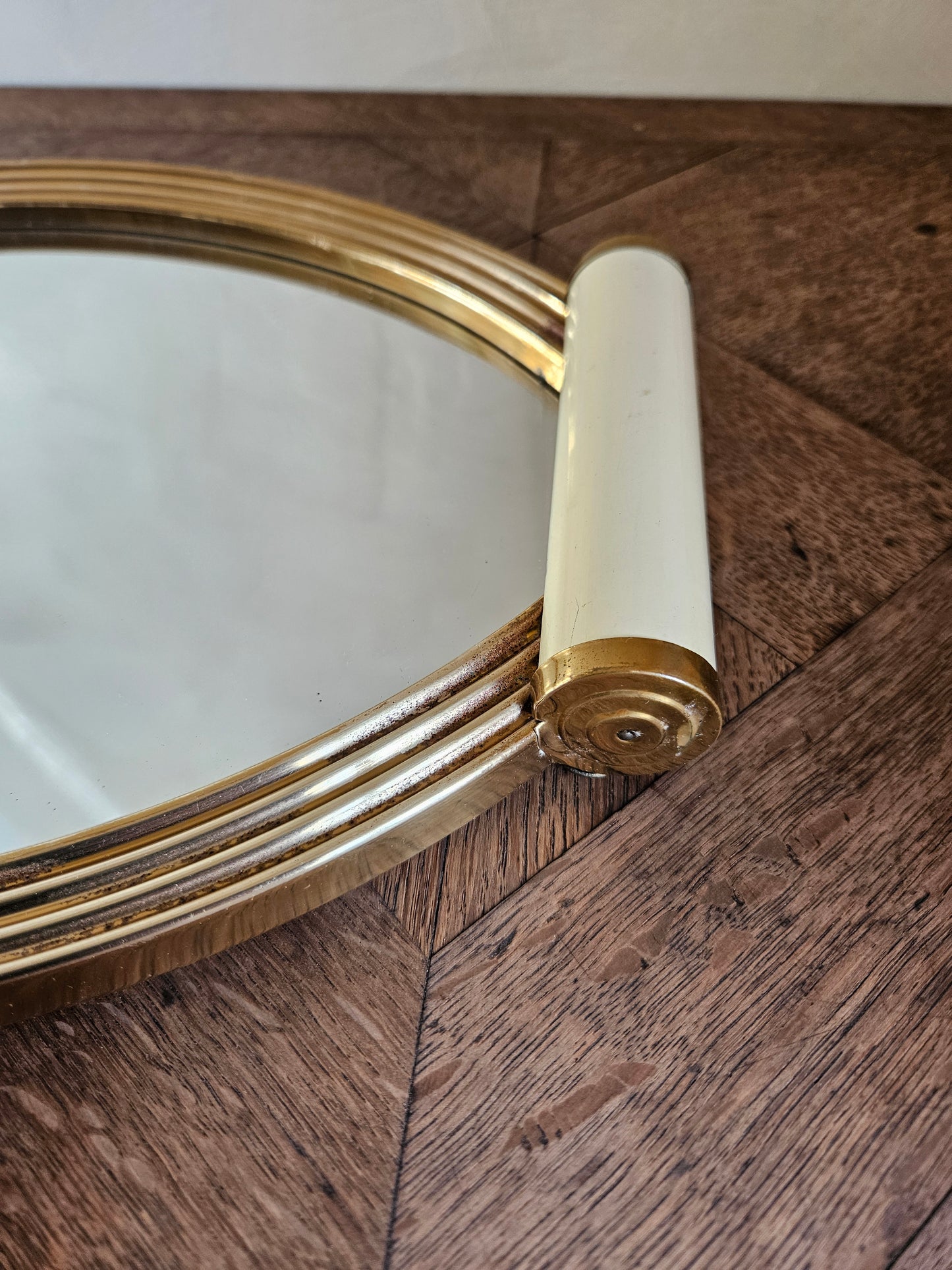 Plateau miroir apéritif Art Déco
