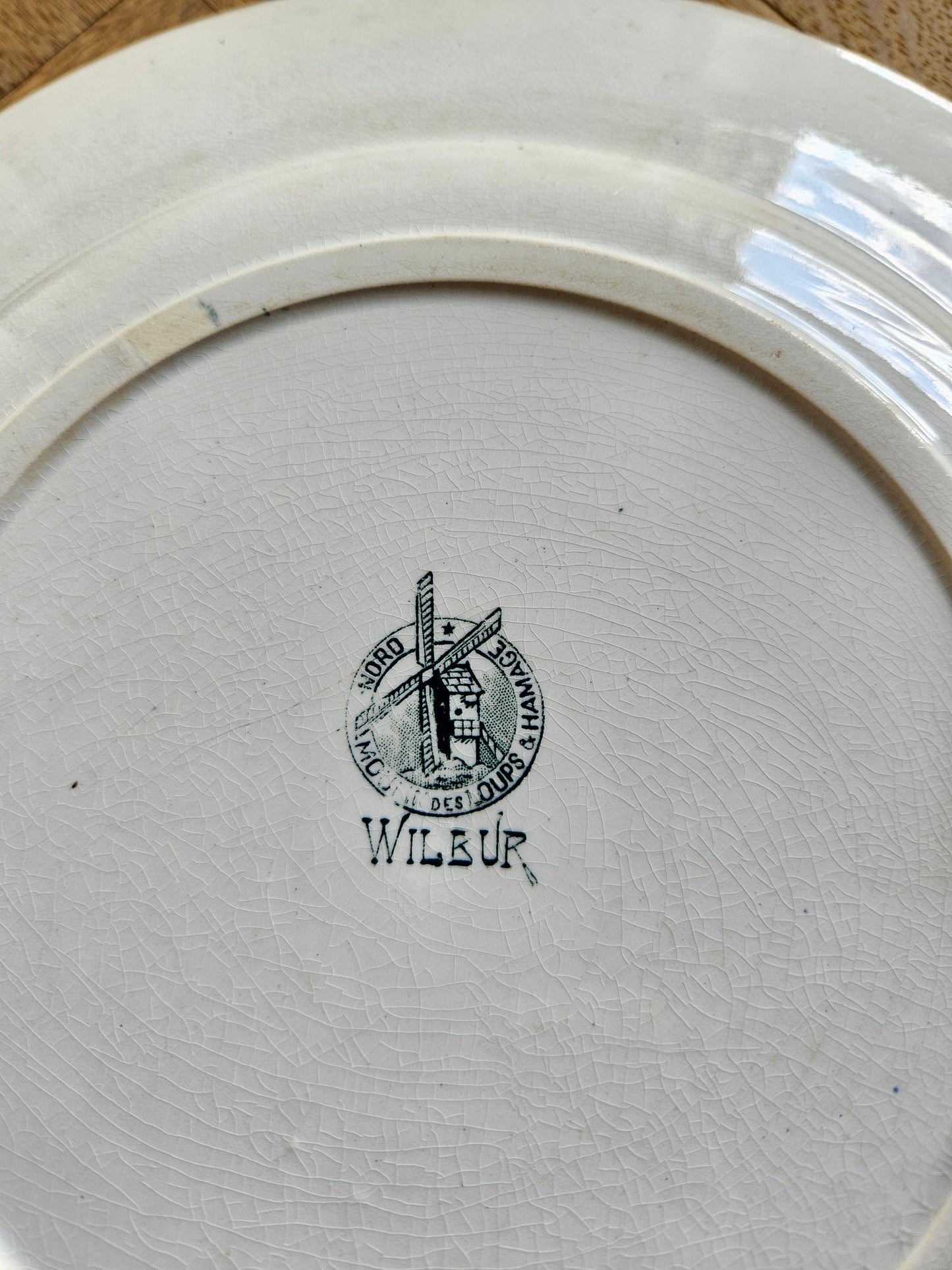 Plat rond Moulin des Loups, Wilbur