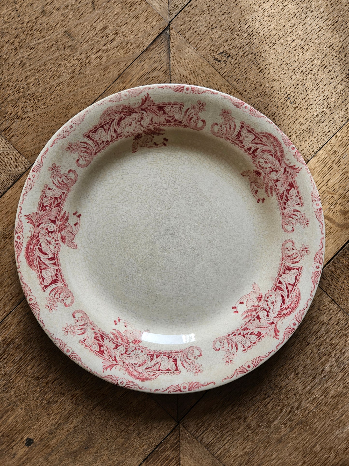 Assiettes plates Creil et Montereau, Ceylan