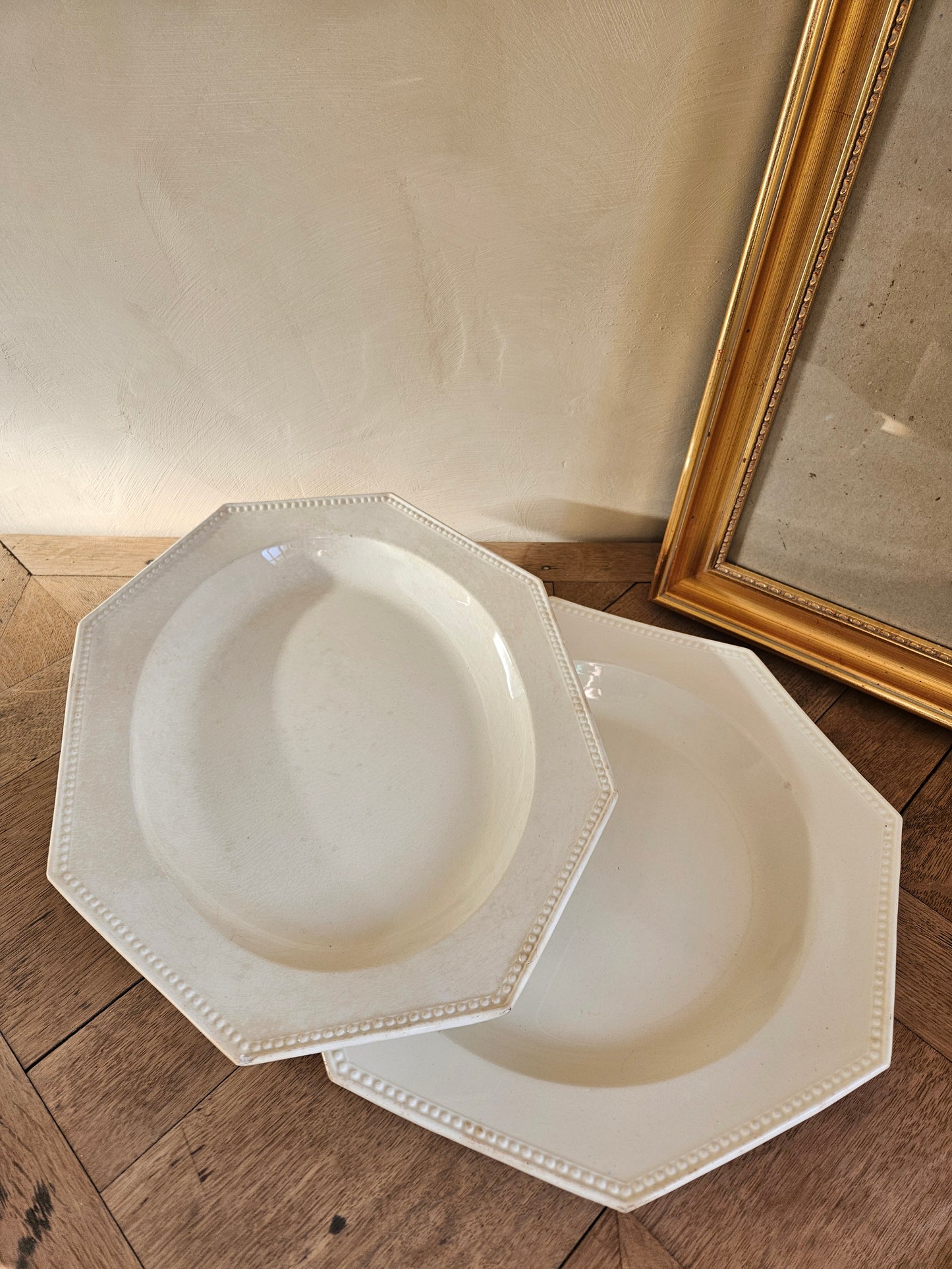 Plat perlé octogonal Montereau #2