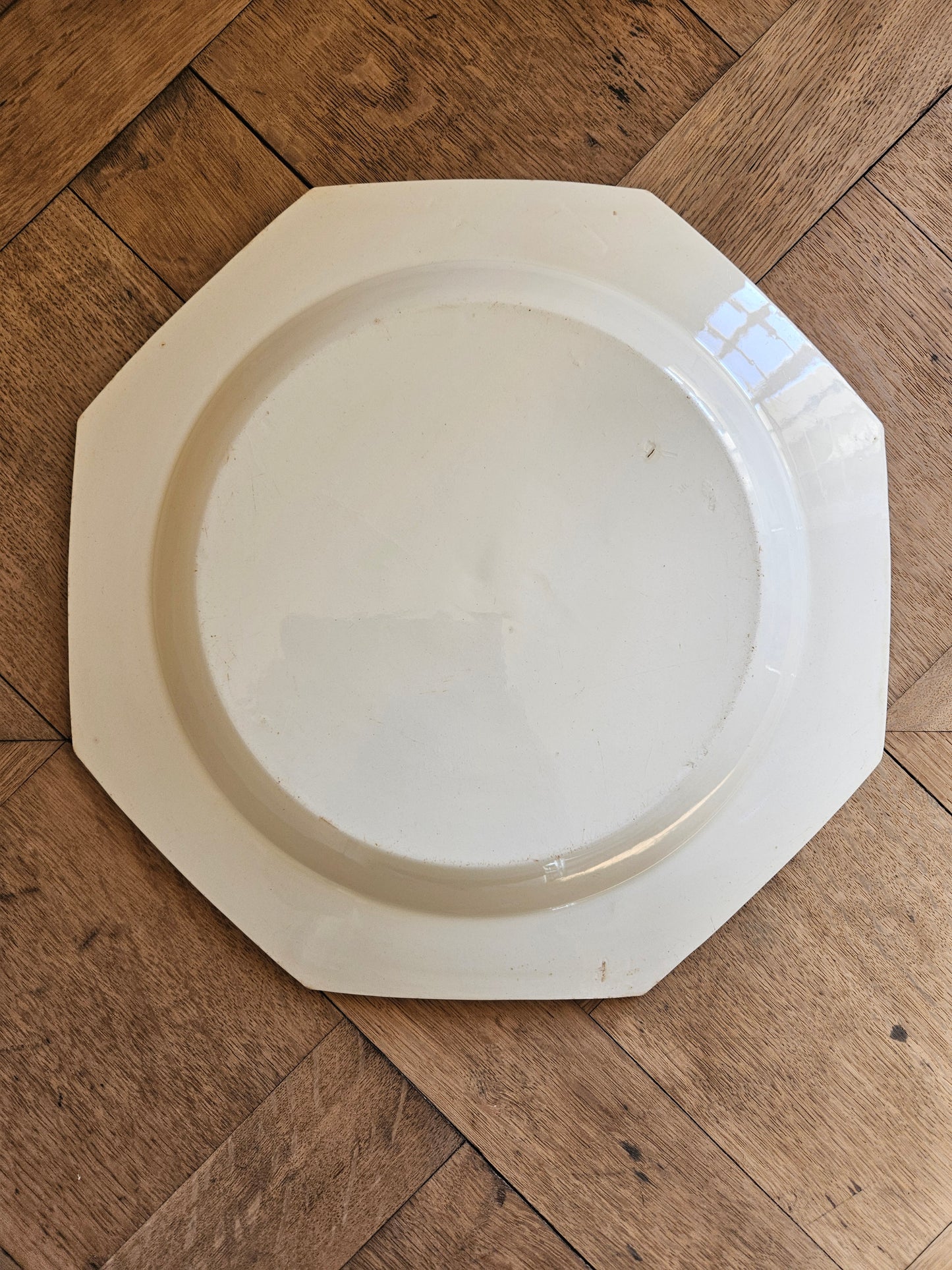 Plat perlé octogonal Montereau #2