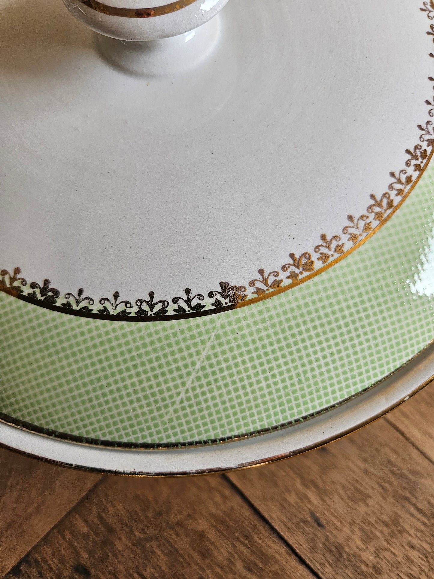 Soupière St Amand, vert pomme