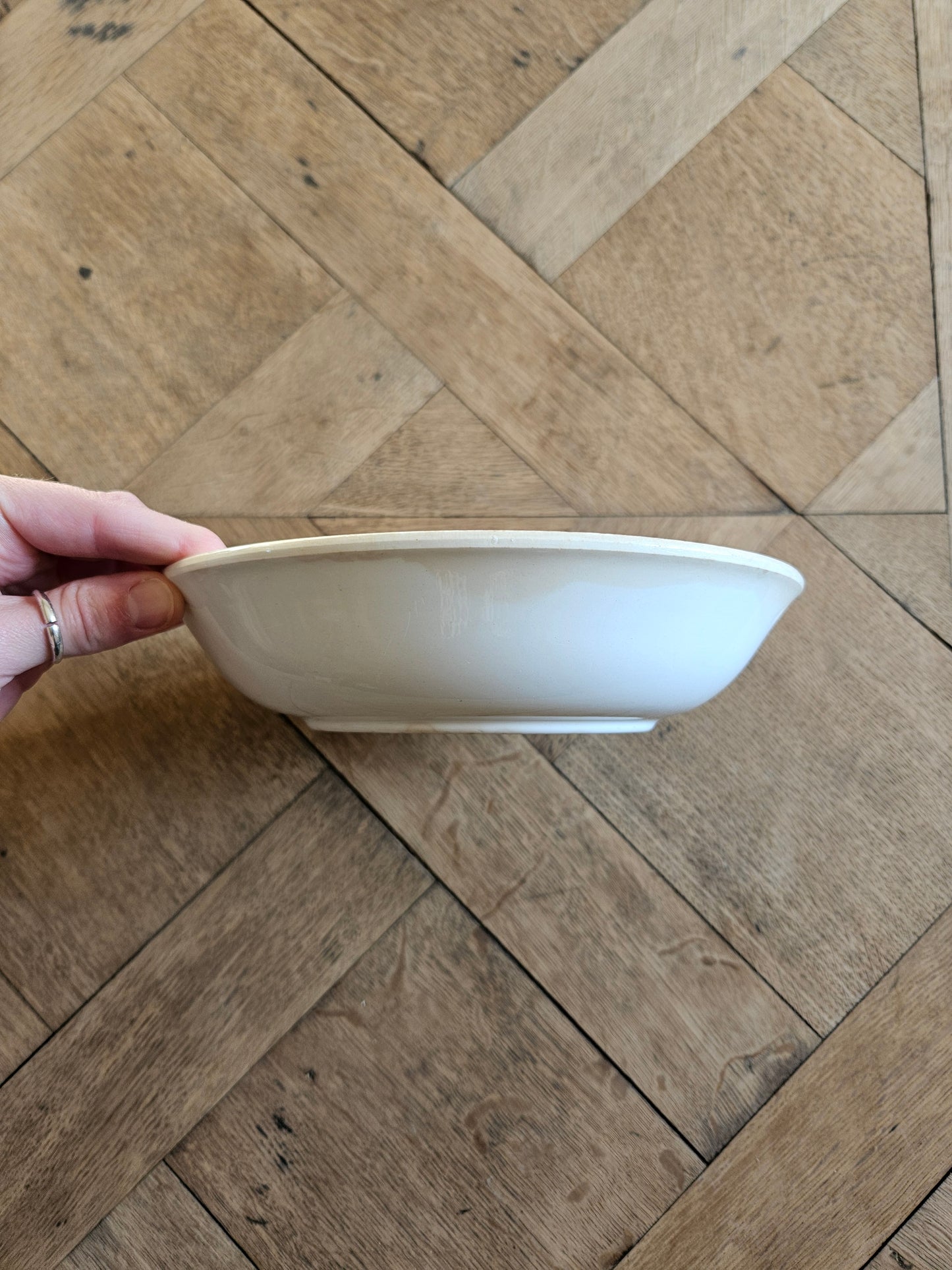 Assiette calotte Digoin, Basque