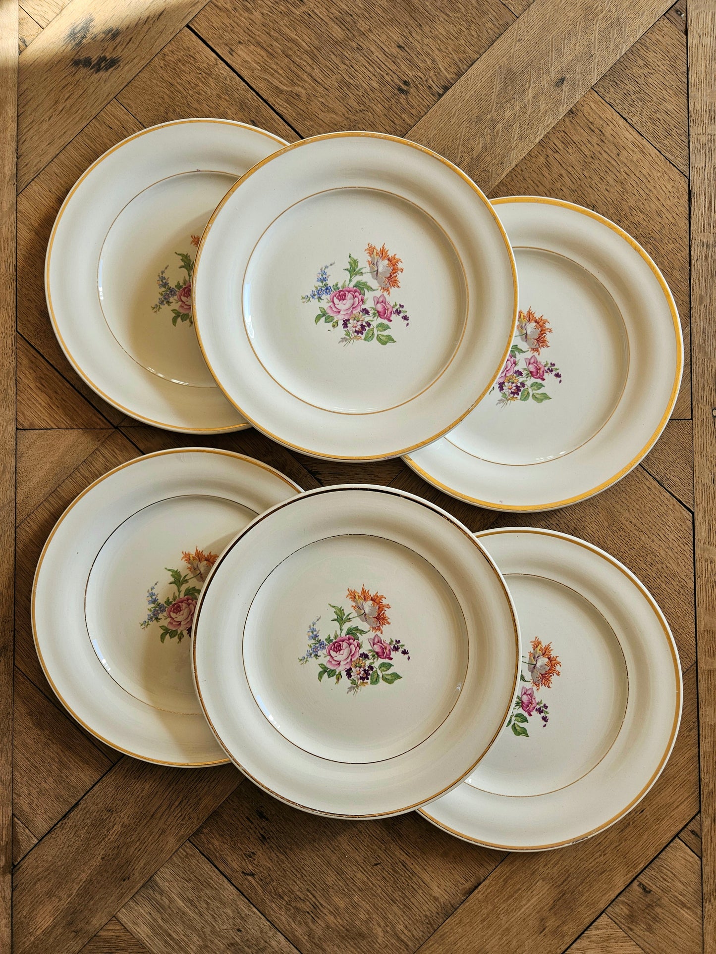 Assiettes à dessert Ceranord, Jeannine