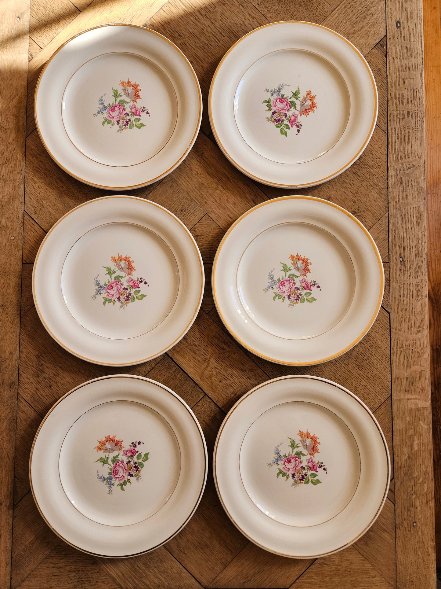 Assiettes à dessert Ceranord, Jeannine