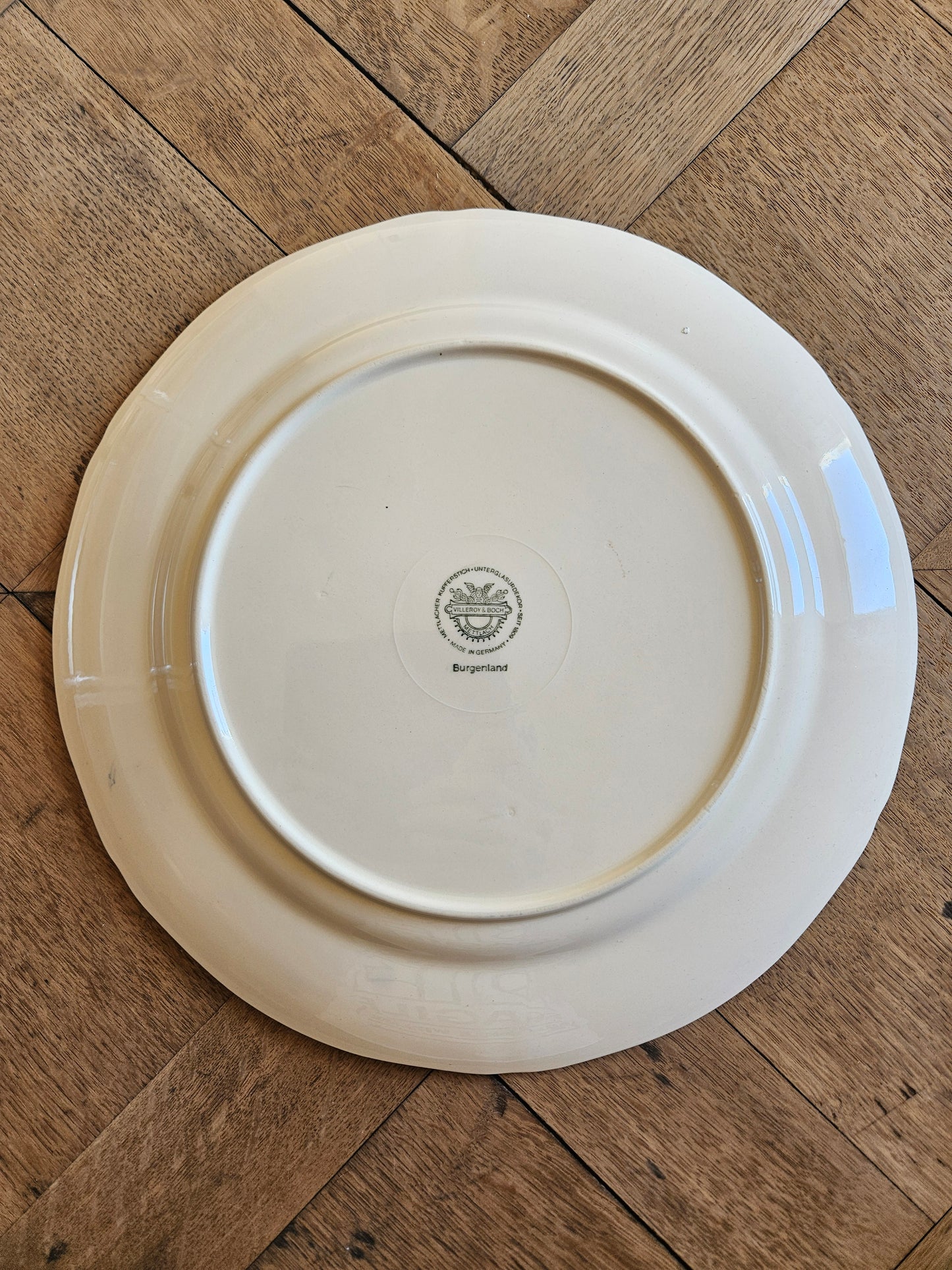 Plat rond Villeroy et Boch, Burgenland