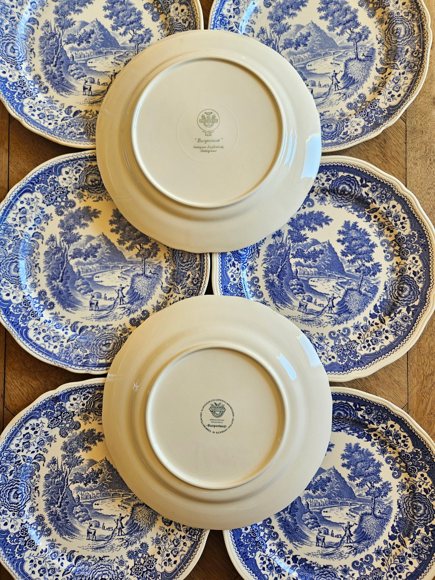Assiettes plates Villeroy et Boch, Burgenland