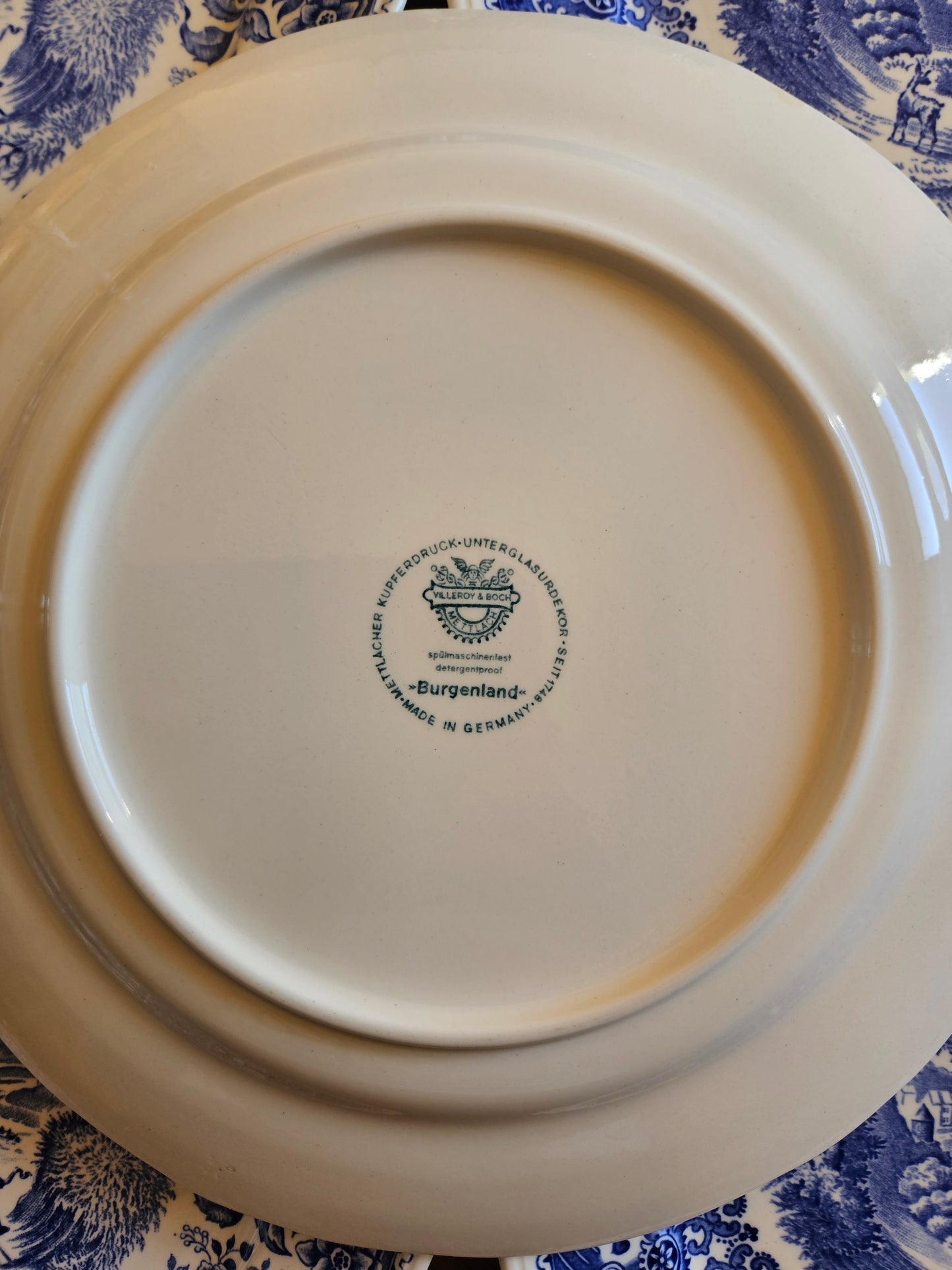 Assiettes plates Villeroy et Boch, Burgenland