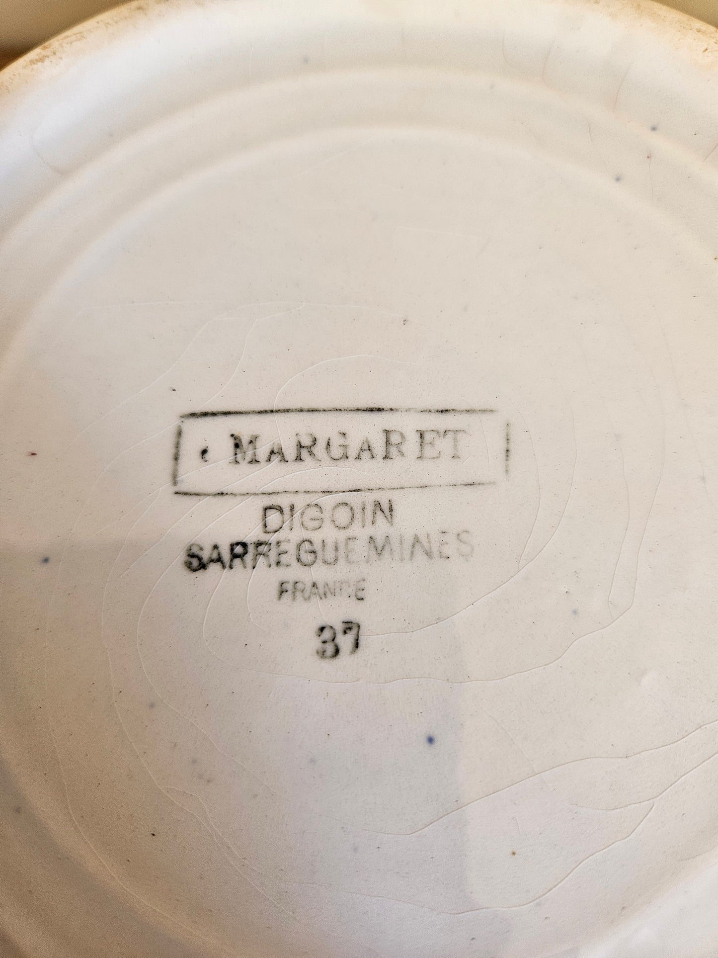 Saladier rétro Digoin, Margaret
