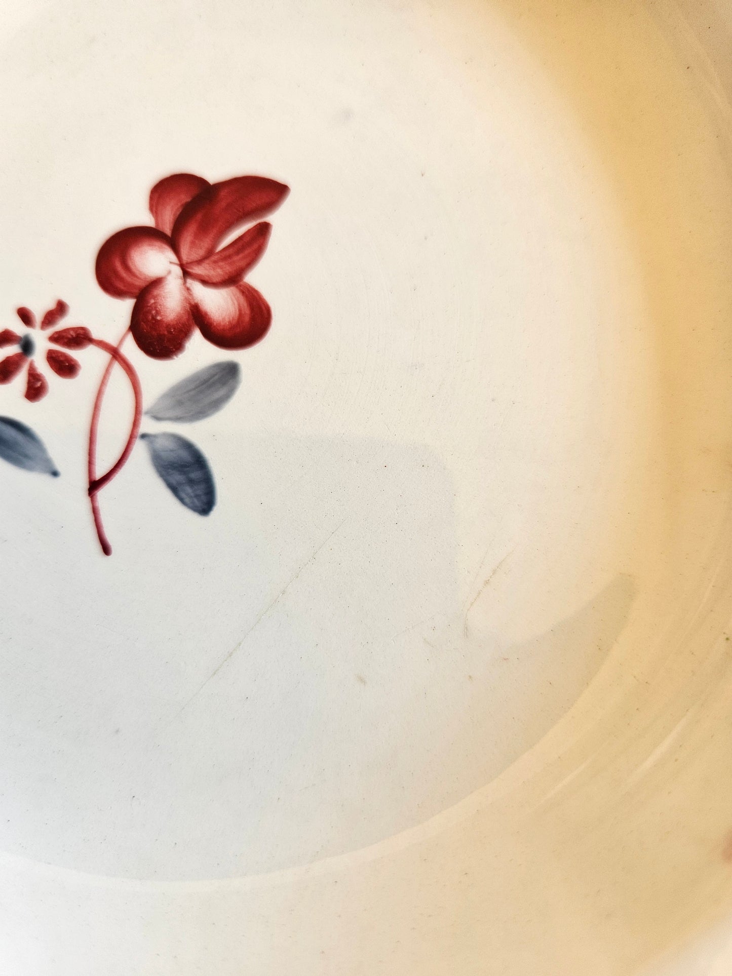 Assiettes creuses rétro Digoin, Margaret