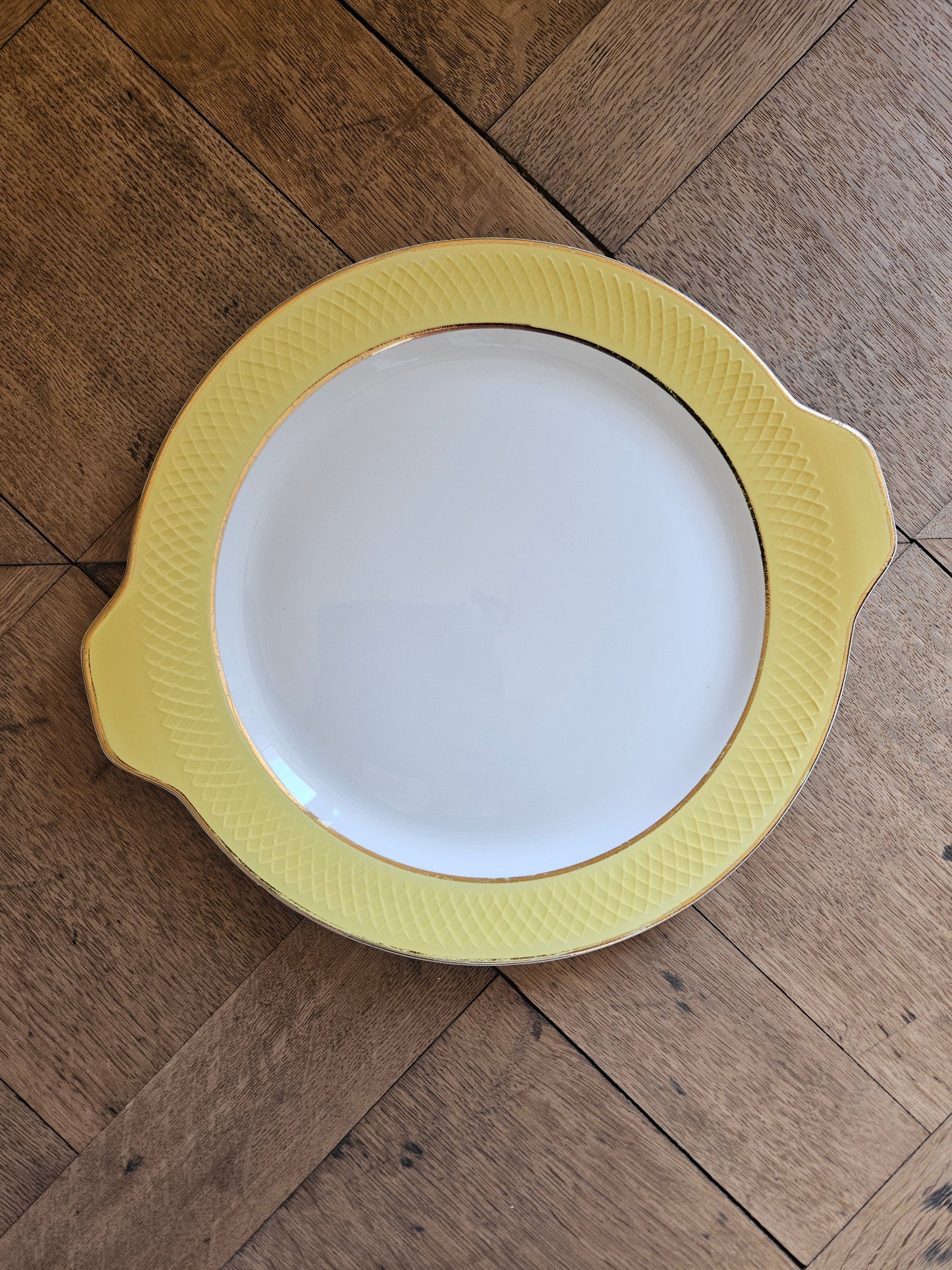Plat à tarte Moulin des Loups jaune