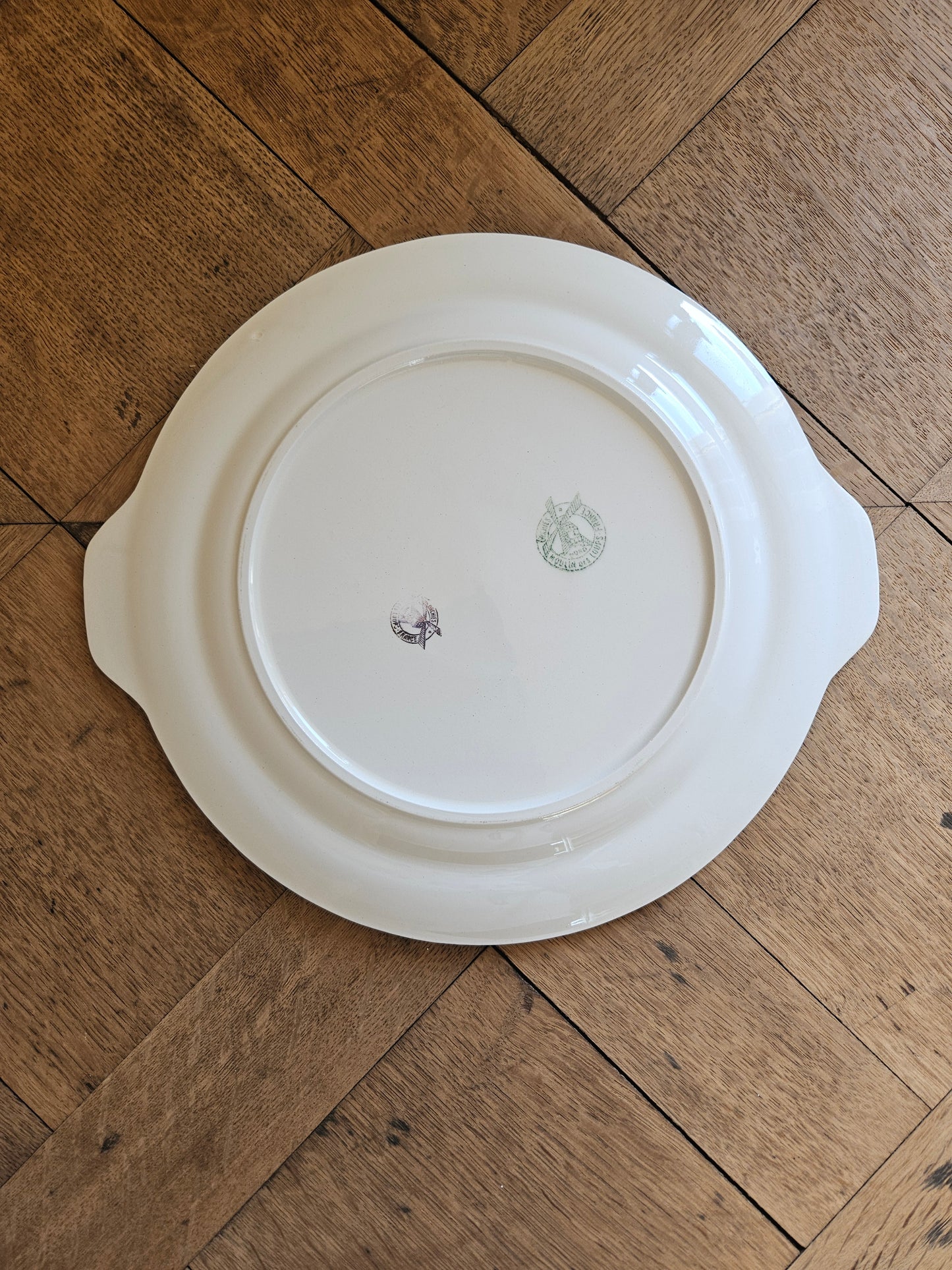 Plat à tarte Moulin des Loups jaune