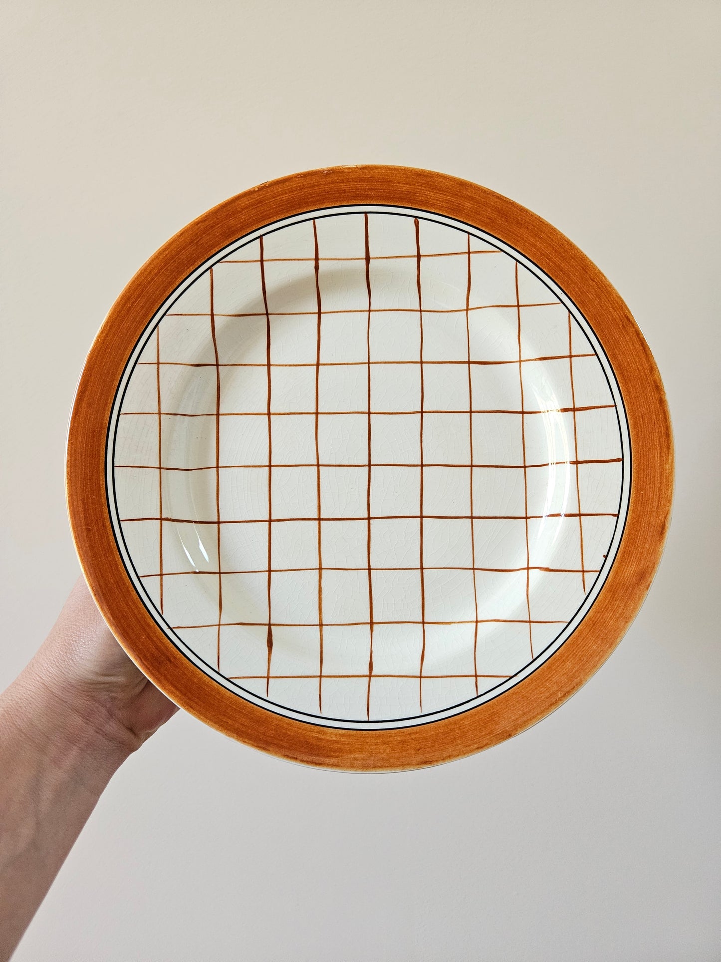 Assiette sur pied Gien, Michel #1