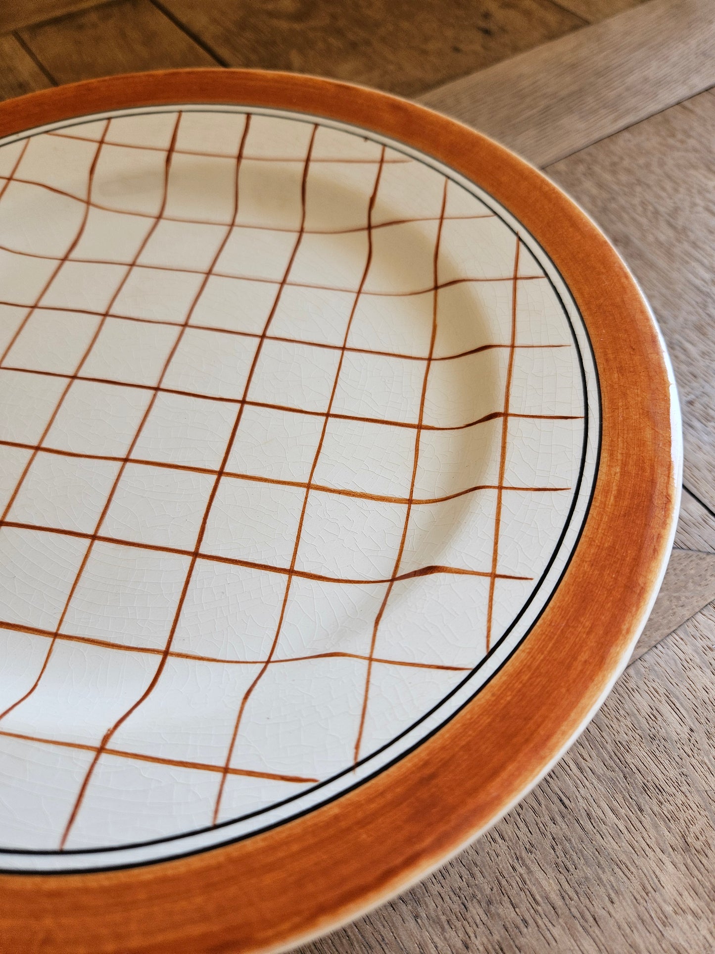 Assiette sur pied Gien, Michel #1