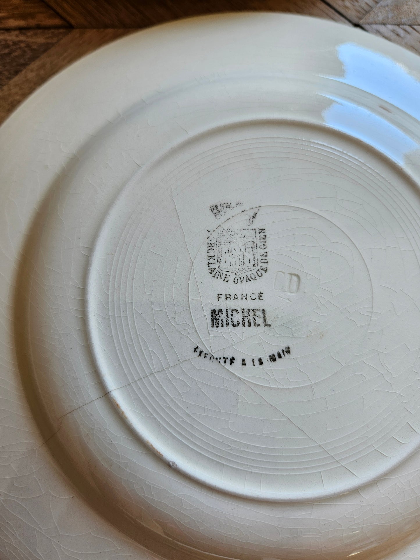 Assiettes à dessert Gien, Michel
