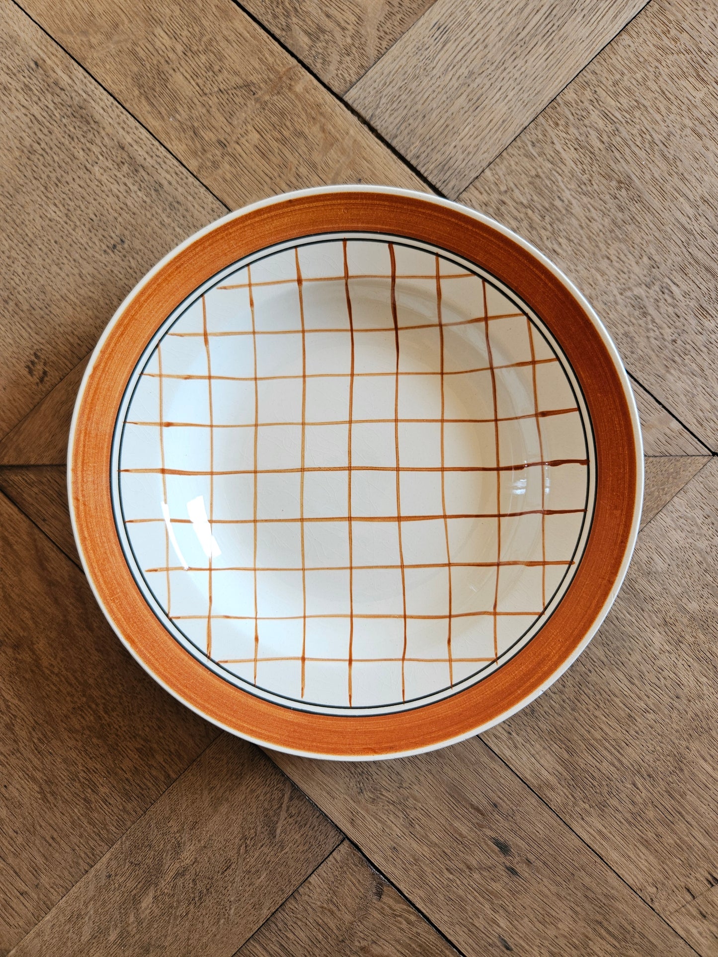 Assiettes creuses Gien, Michel