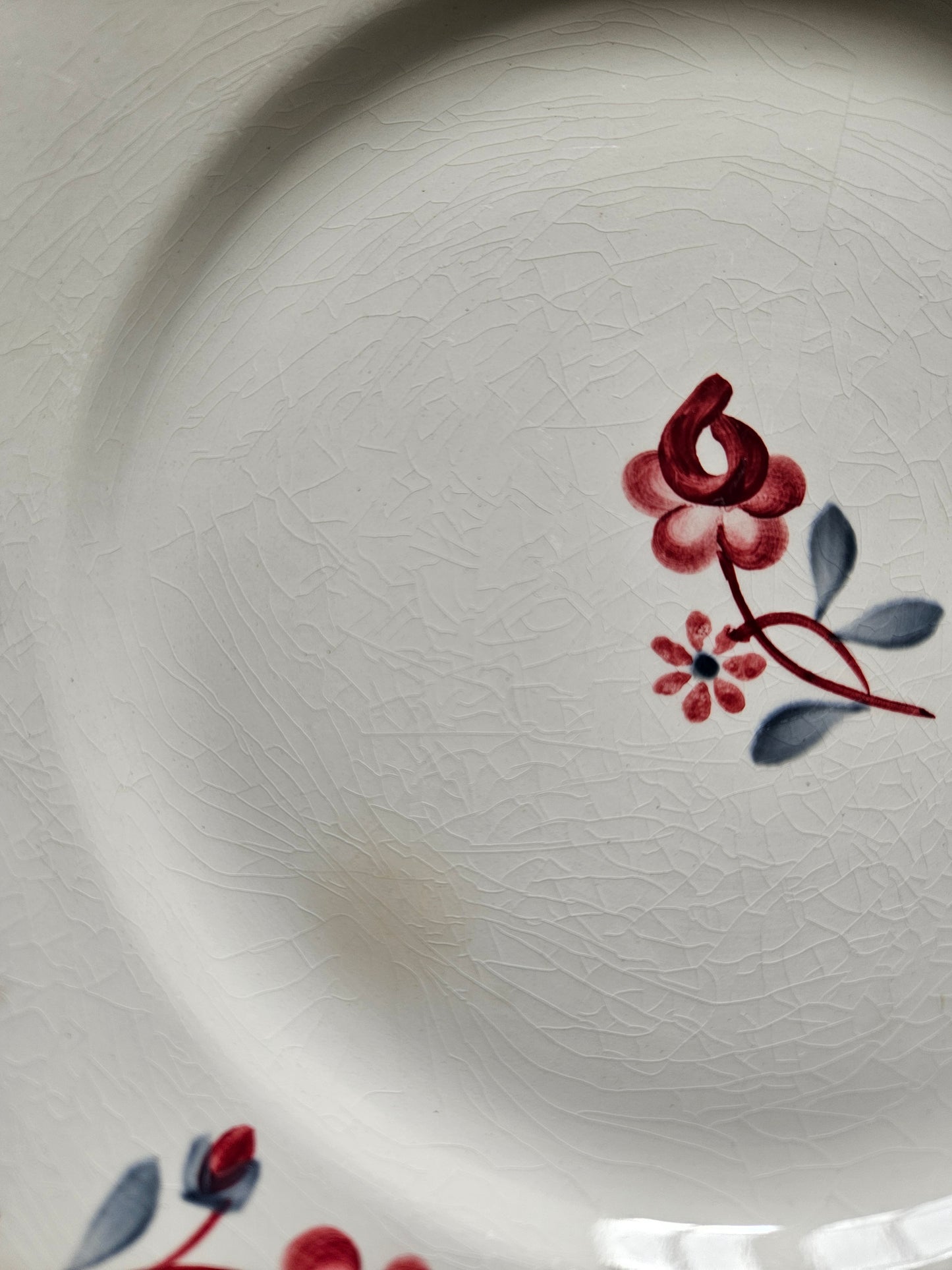 Assiettes plates rétro Digoin, Margaret