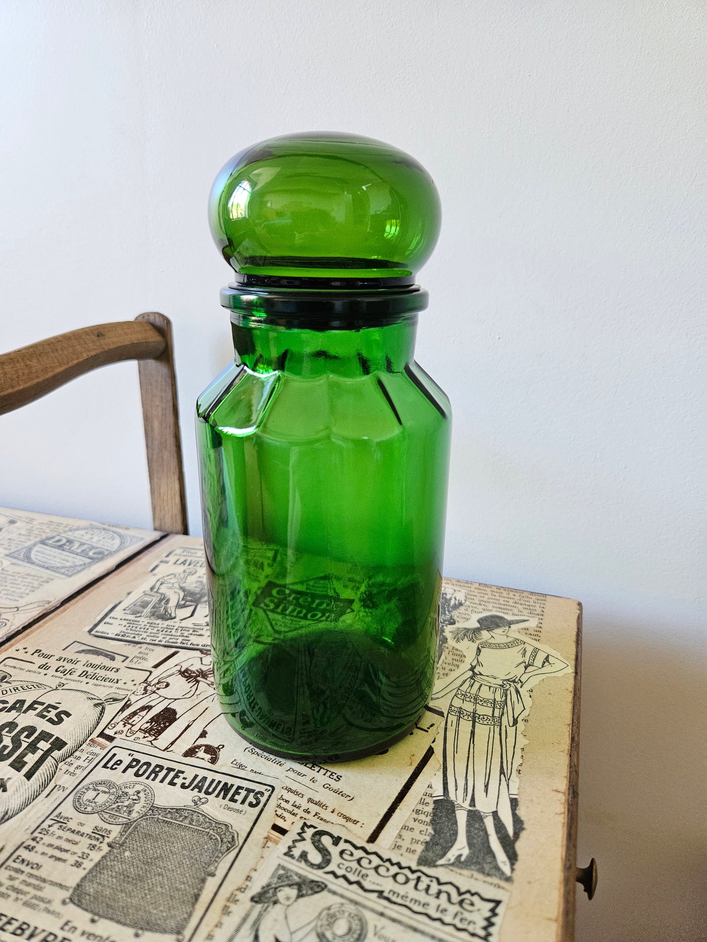 Pot d’apothicaire Maxwell, vert