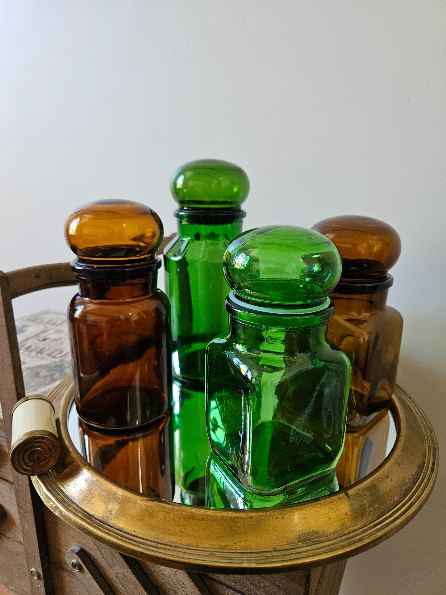 Pot d’apothicaire Ariel, marron