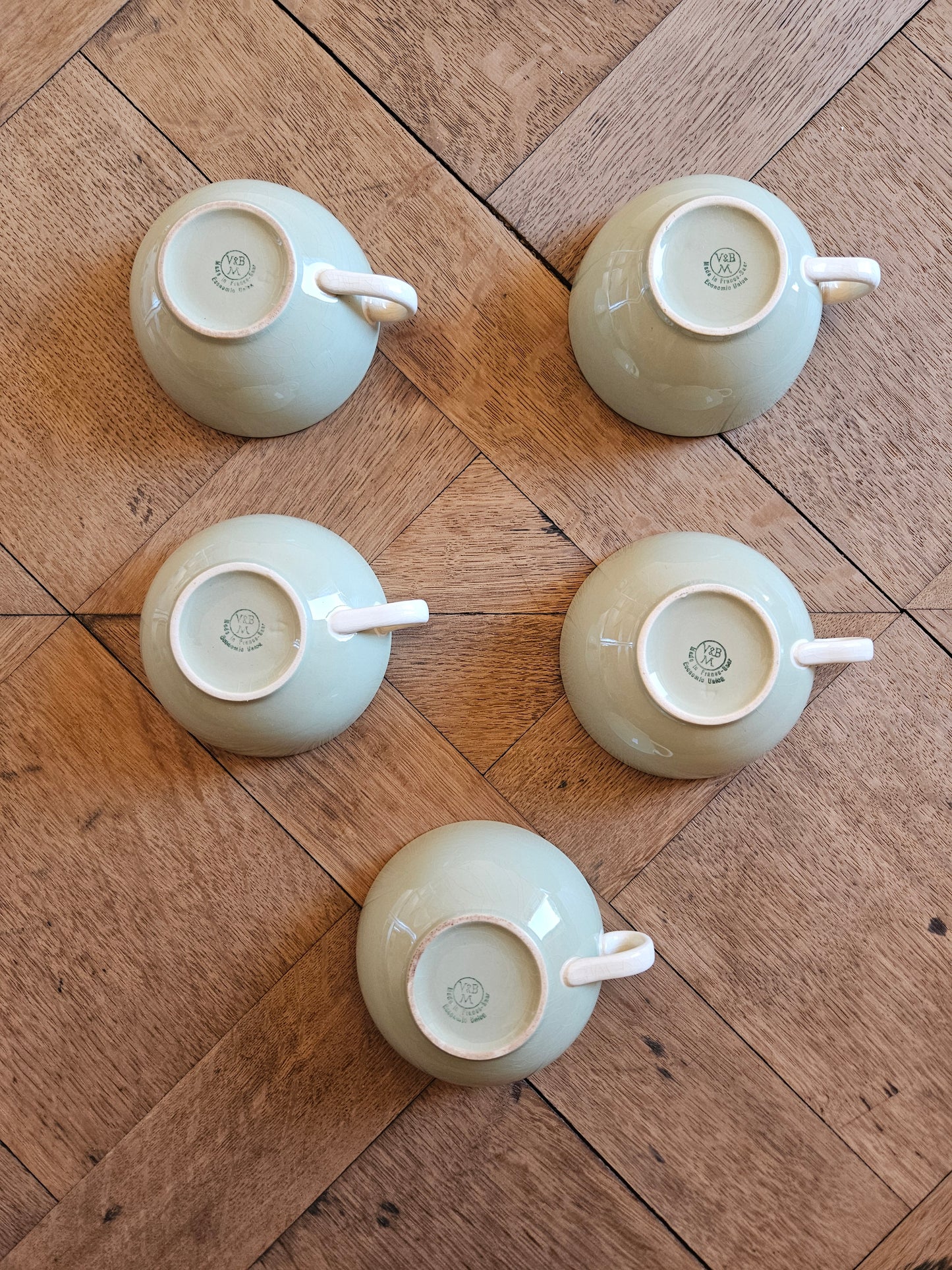 Tasses Villeroy & Boch, vert pastel #2
