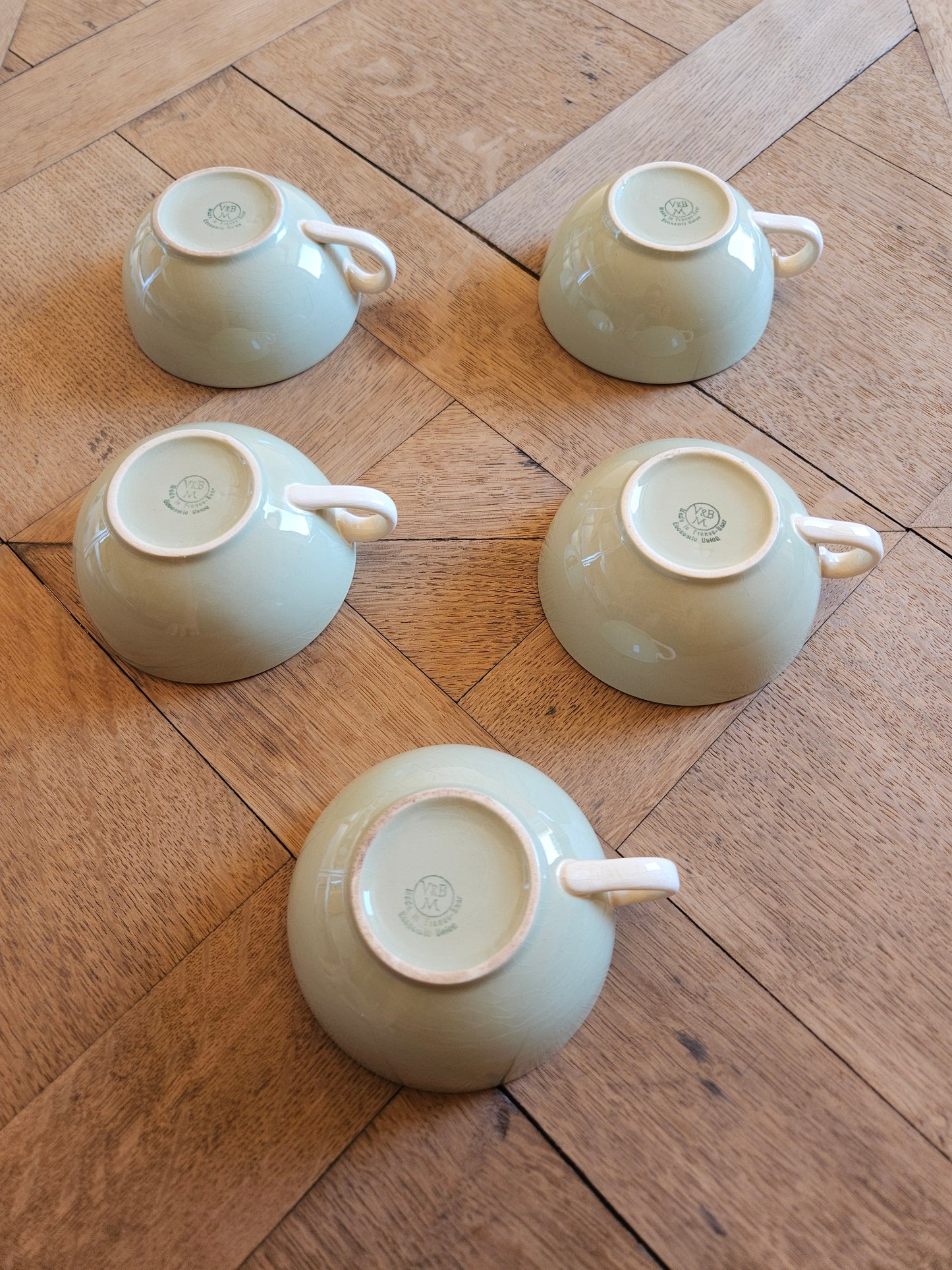 Tasses Villeroy & Boch, vert pastel #2