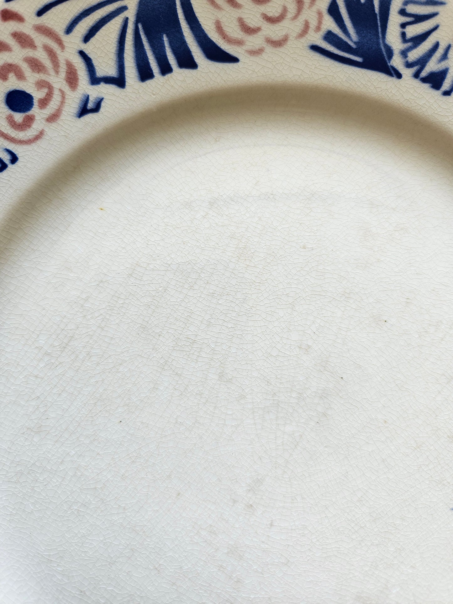 Assiettes plates Badonviller, Perros