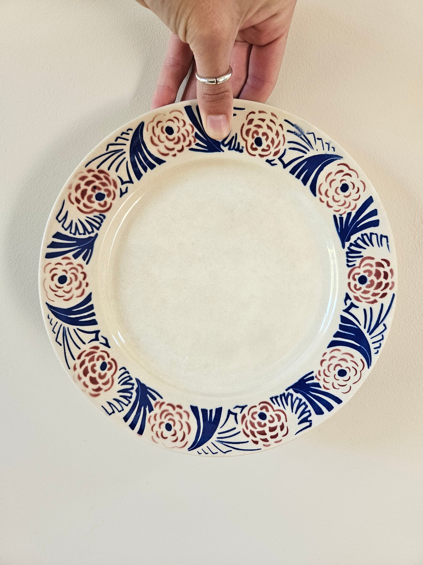 Assiettes plates Badonviller, Perros