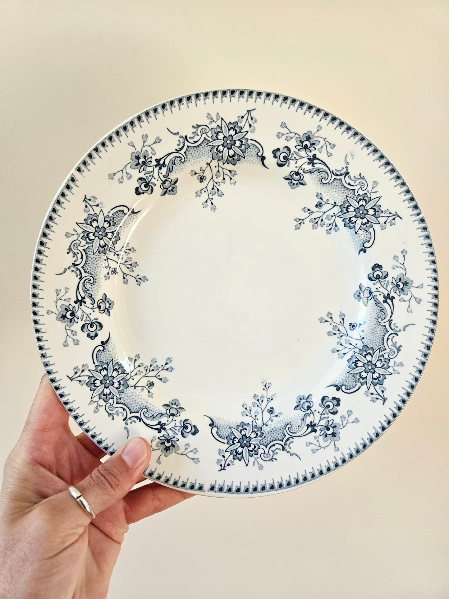 Assiette sur pied K&G Lunéville, Reaumur
