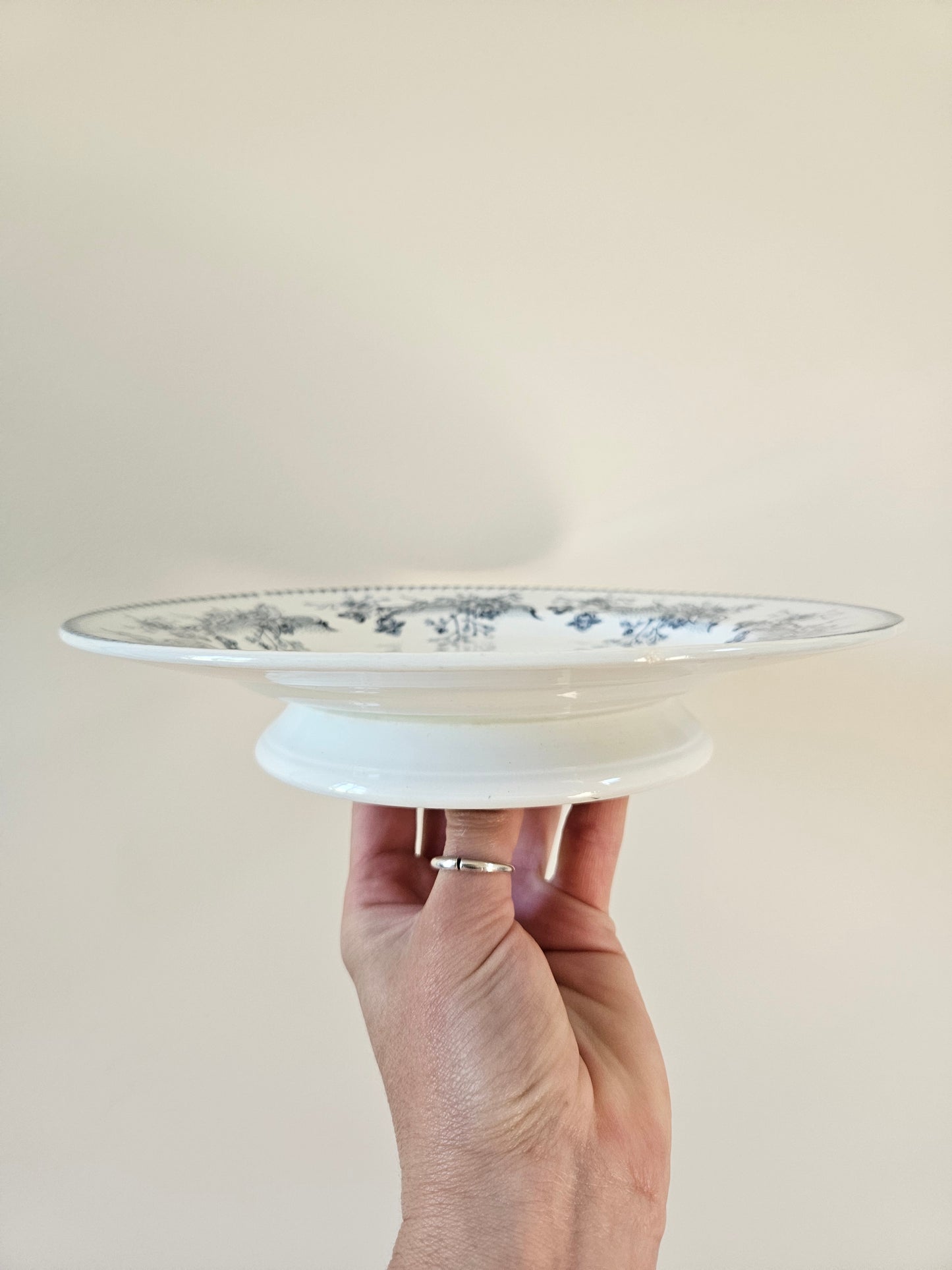 Assiette sur pied K&G Lunéville, Reaumur