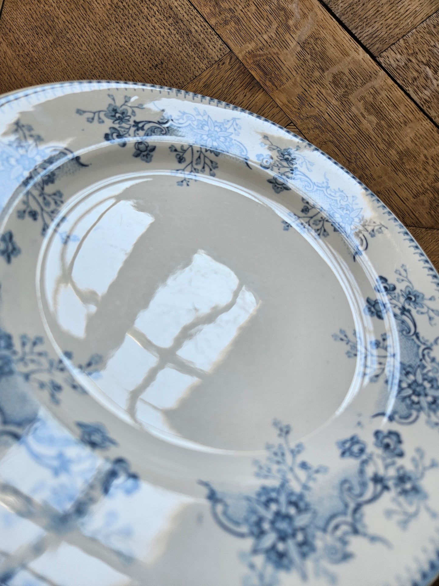 Assiette plate K&G Lunéville, Reaumur