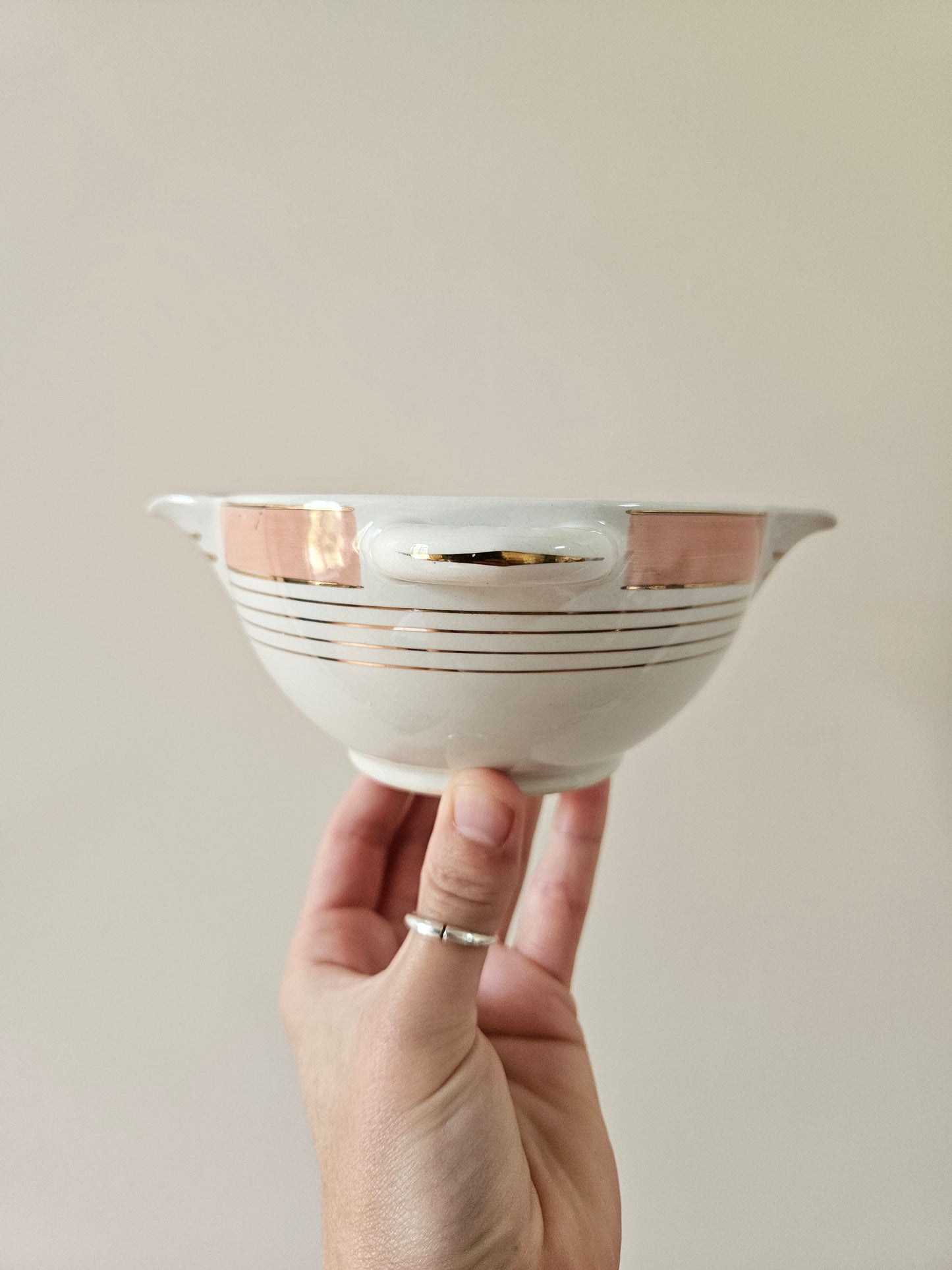 Saucière K&G Lunéville rose