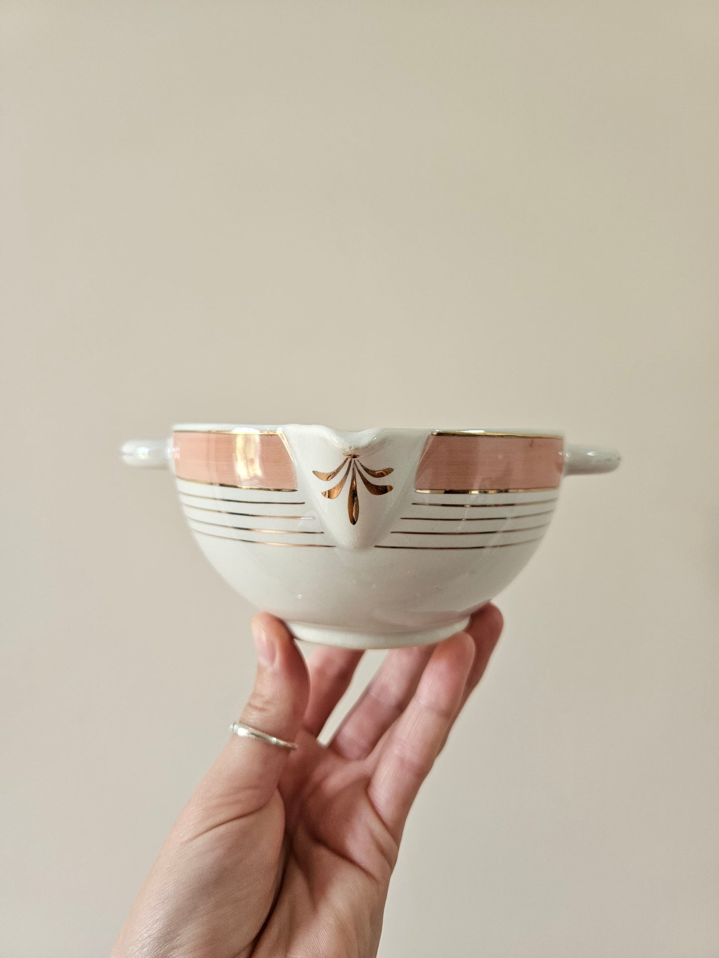 Saucière K&G Lunéville rose