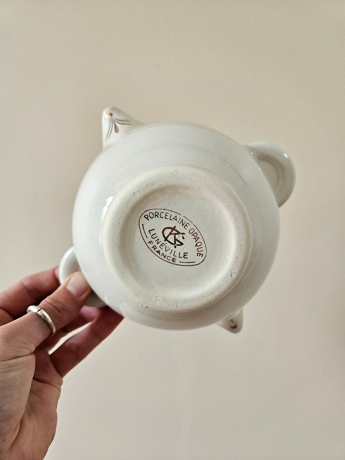 Saucière K&G Lunéville rose